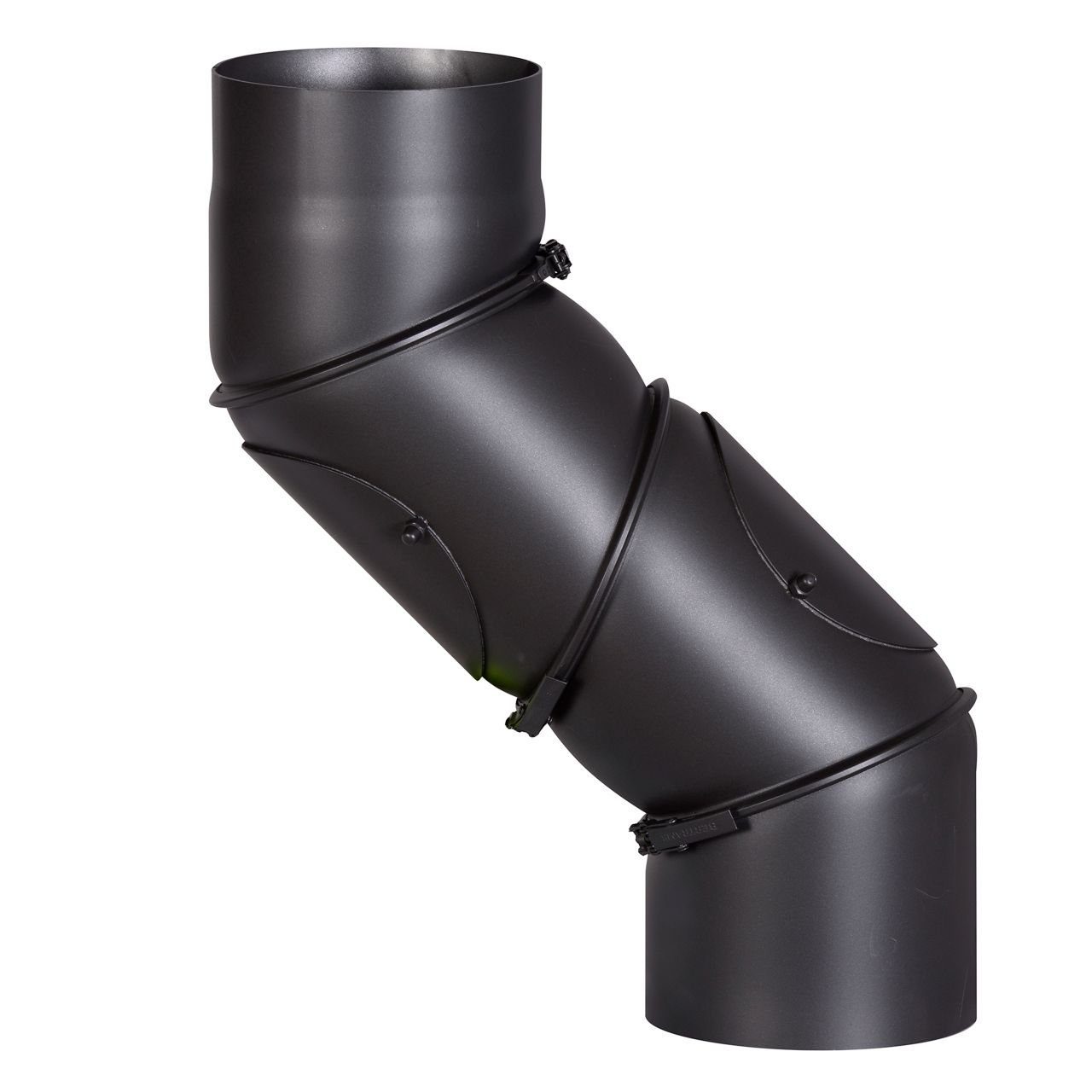 Firefix Ofenrohr FireFix Universalofenrohr-Bogen Ø 150 mm, schwarz