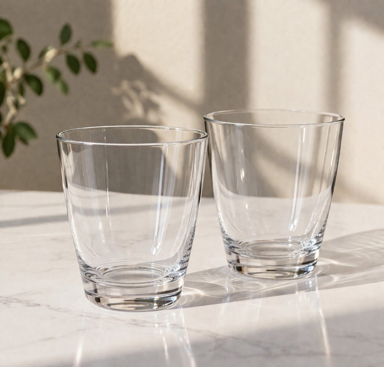 Mach1 Gläser-Set Acrylgläser 2er Set robuste Trinkgläser für Garten, Camping, Bruchsicher und robust perfekt für Camping und Garten