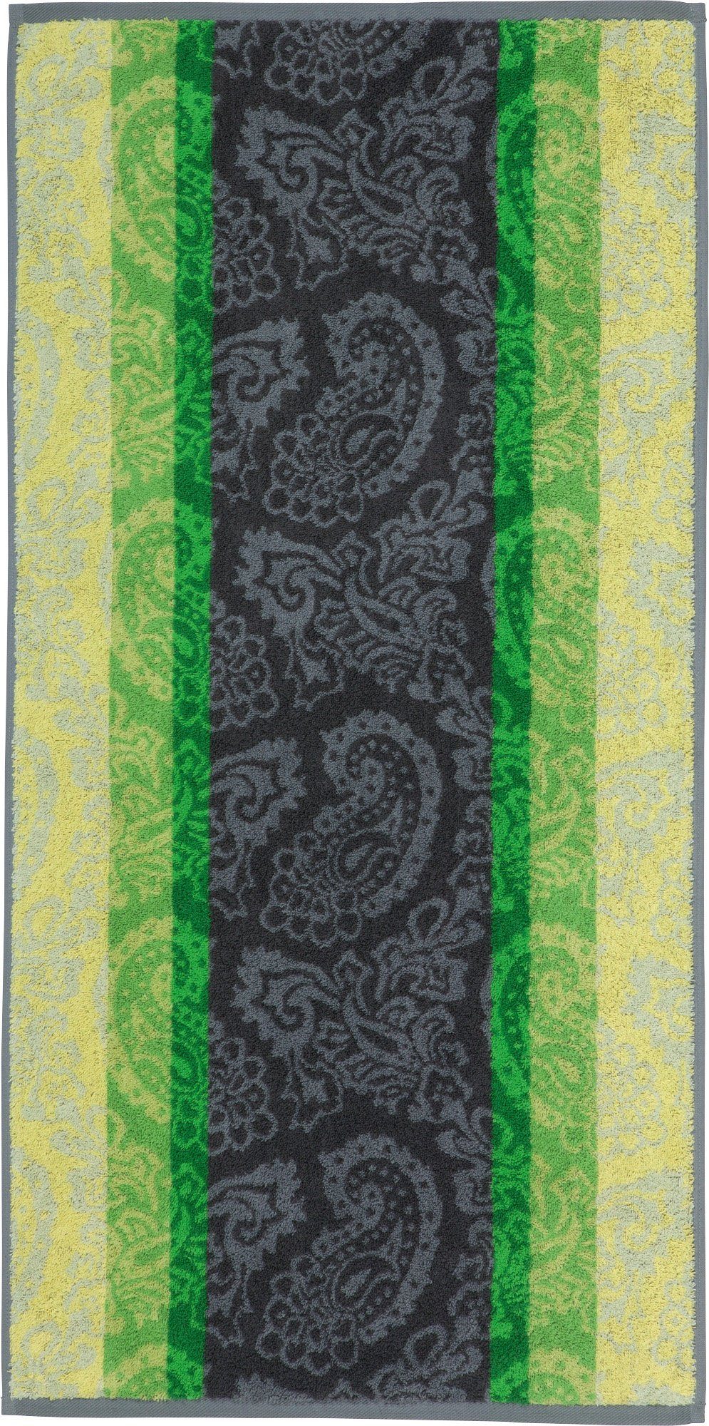 Erwin Müller Duschtuch Duschtuch "Paisley", Frottier (1-St), Walk-Frottier Walk-Frottier Paisley grün