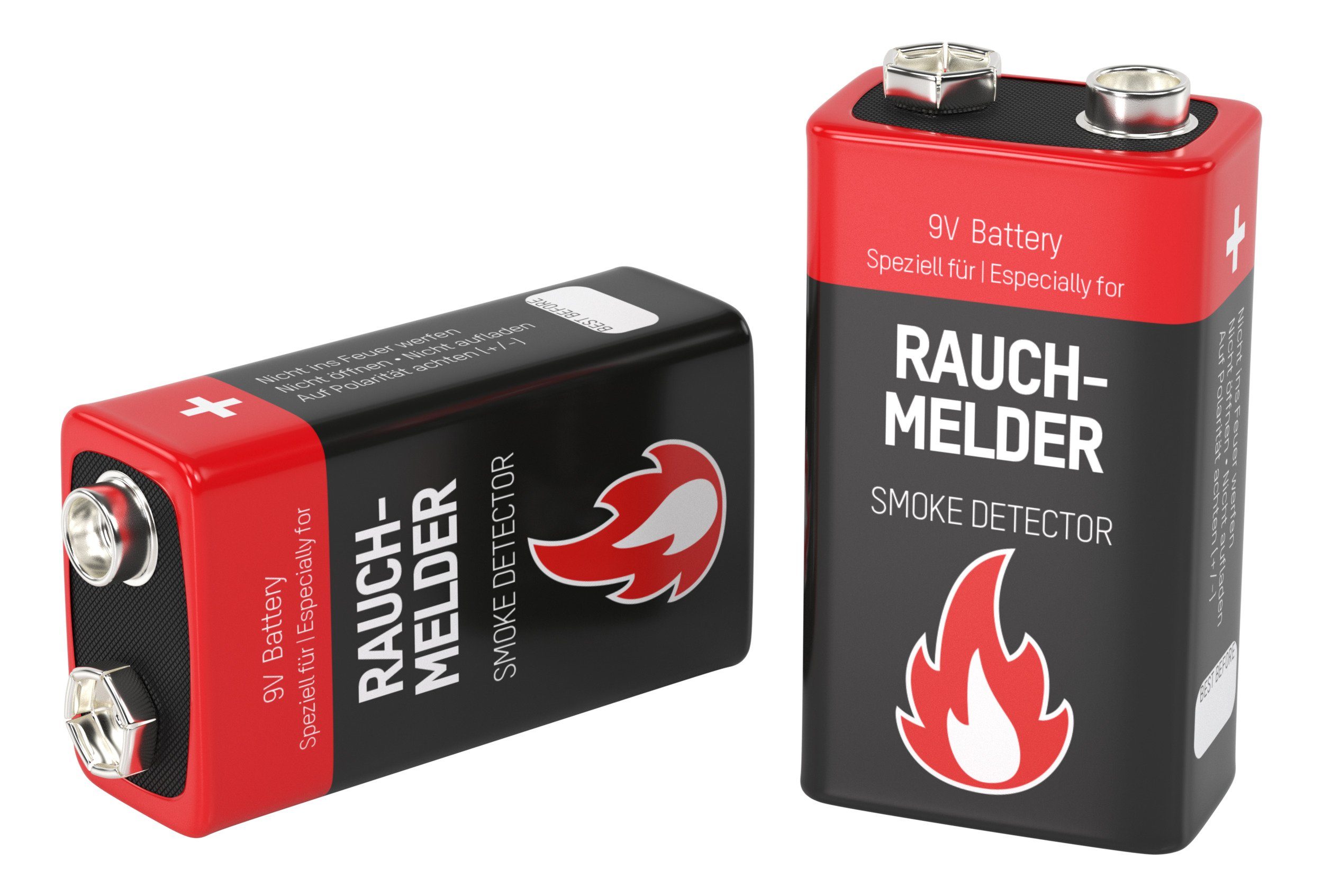 Block Alkaline 8 Batterien Rauchmelder - - ANSMANN® longlife Stk 9V Qualität Premium Batterie