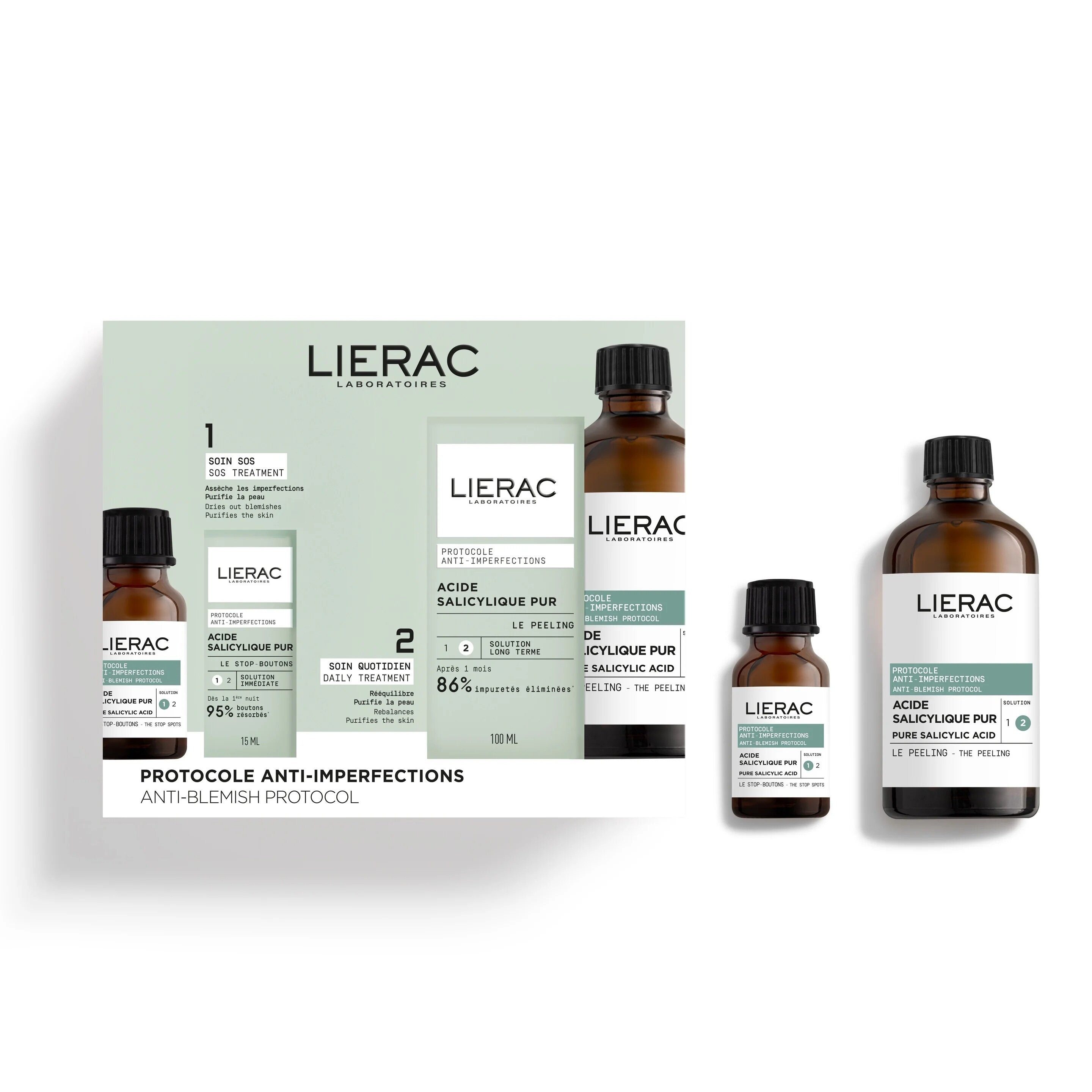 LIERAC Gesichtspflege-Set Set Lierac: Anti-Blemish Protocol Stop Spots