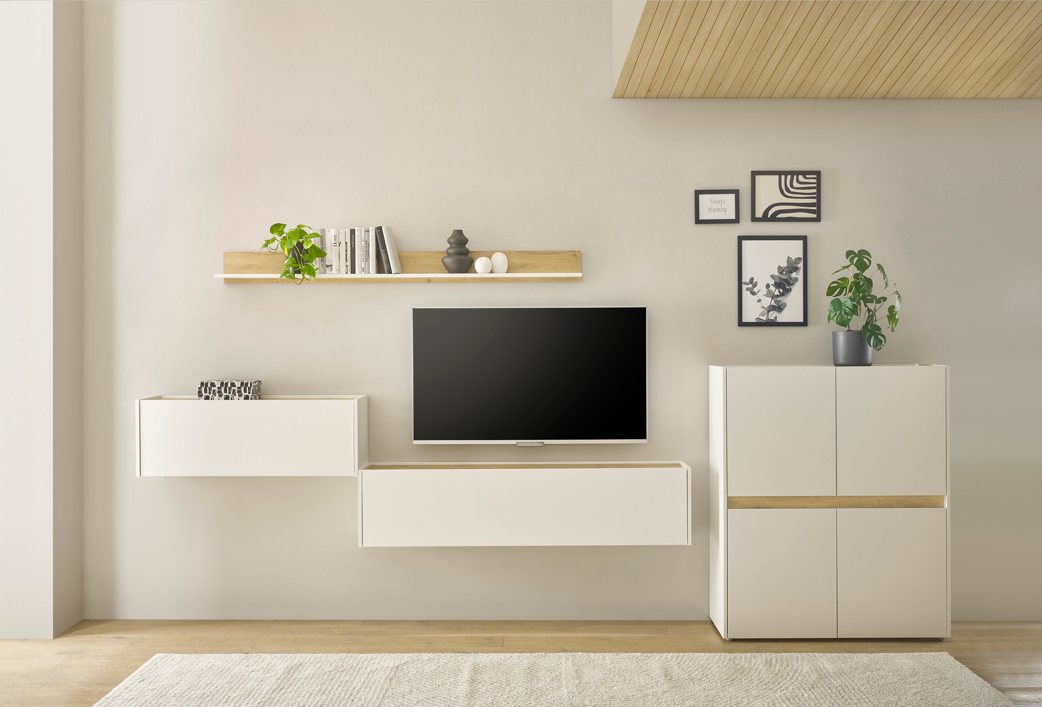 INOSIGN Büromöbel-Set CiTY/GiRON, (Set, 4-tlg), Wandsekretär, Home Office