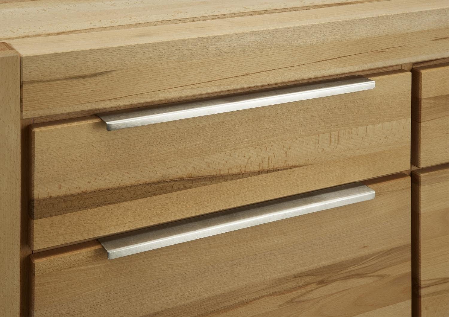 ELFO Sideboard Sideboard Nena Kommode Kernbuche Massiv geölt Breite 175cm Anrichte