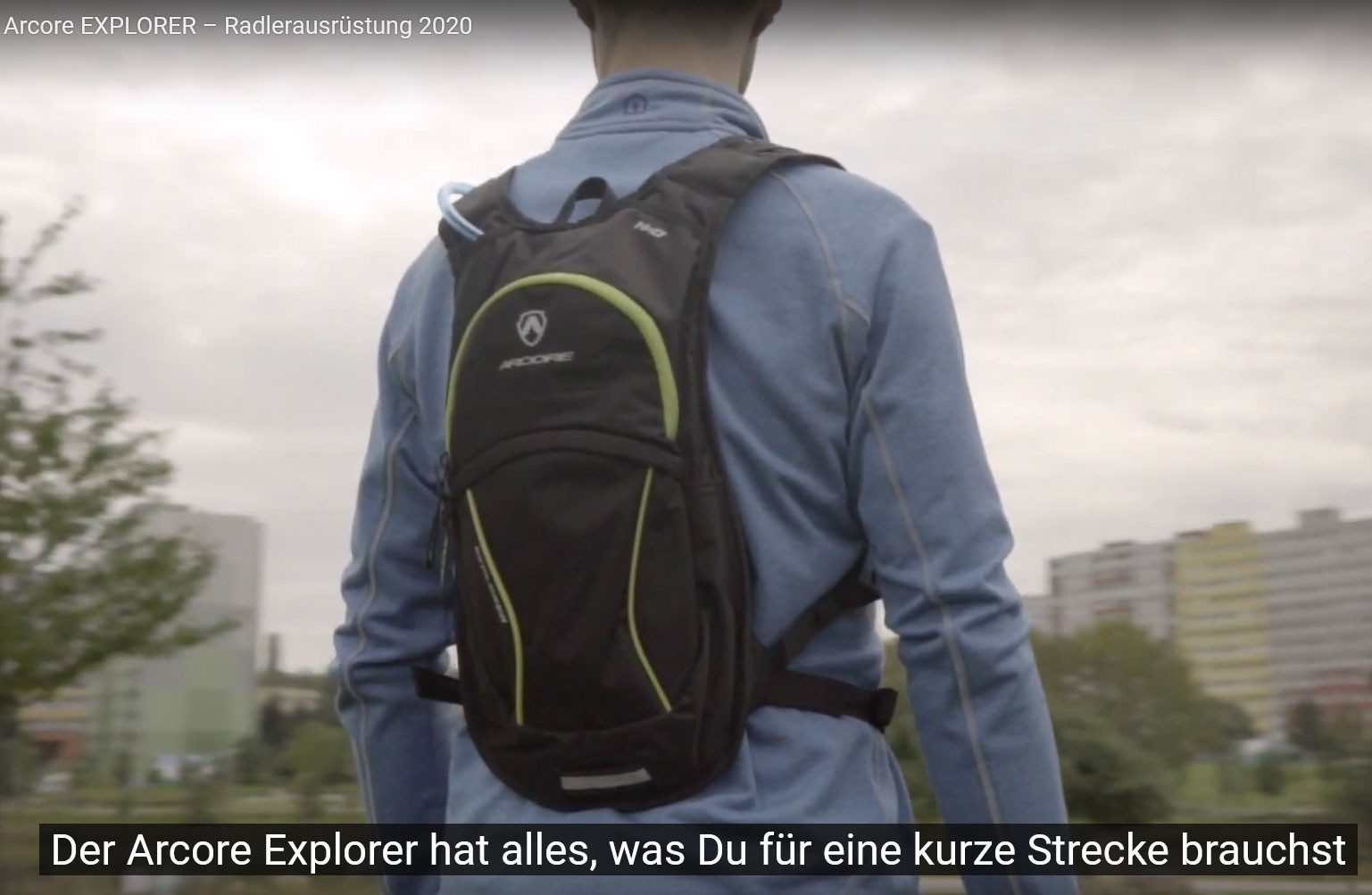 Arcore Fahrradrucksack ARCORE Fahrradrucksack Trinkrucksack 4 L Explorer Laufrucksack