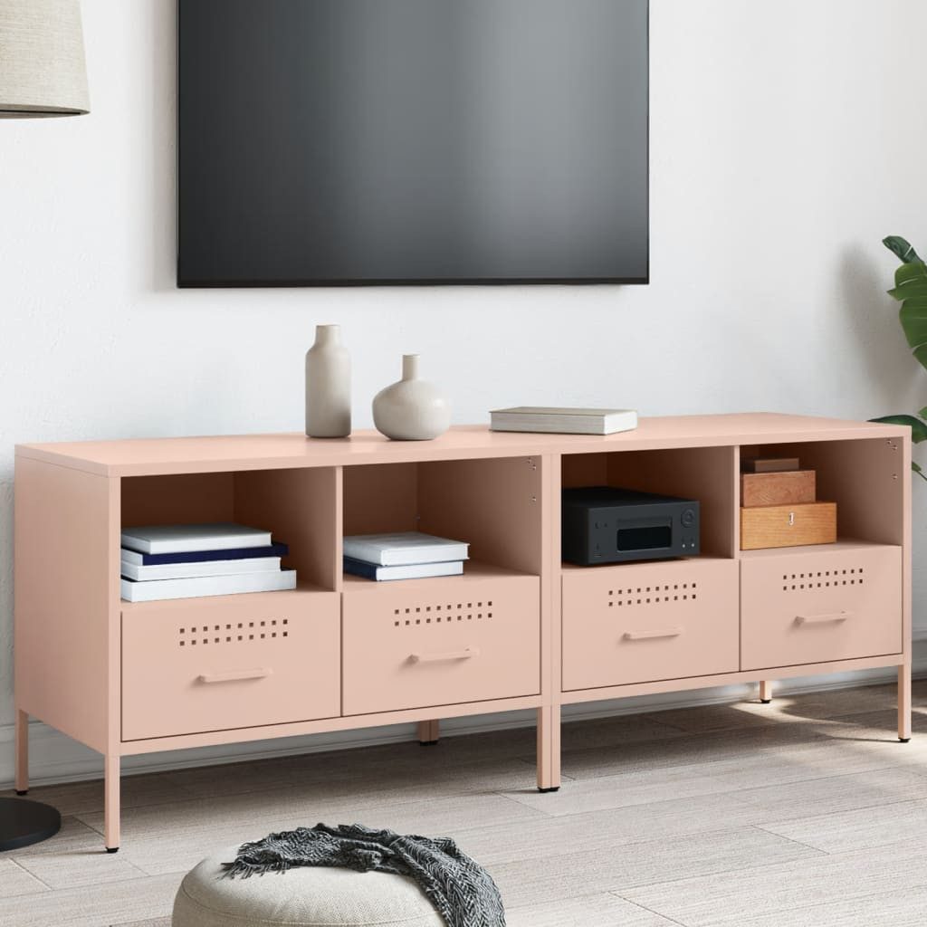 TV-Schrank Industrie TV-Möbel Rosa 68 x 39 x 50,5 cm