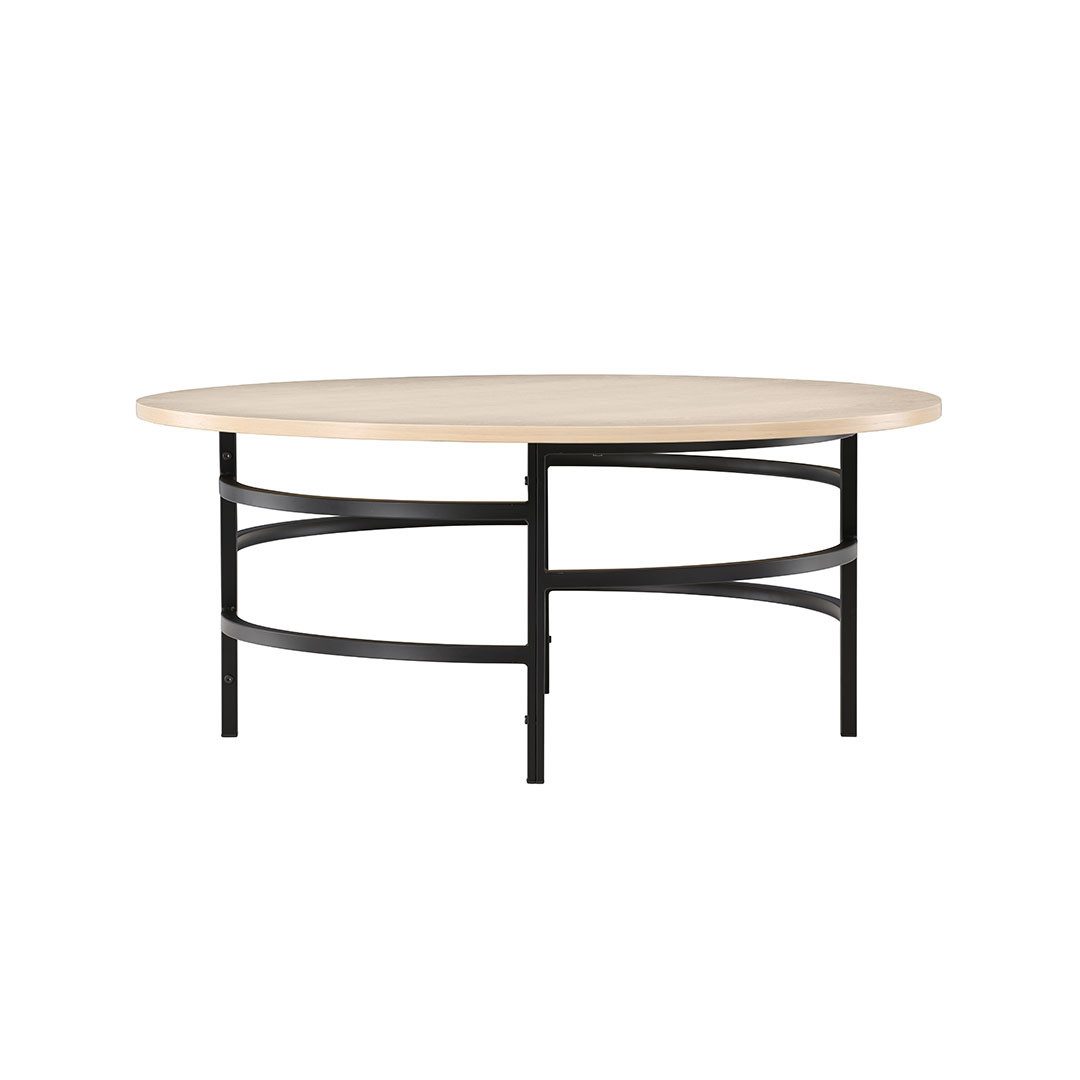 ebuy24 Couchtisch Copenhagen Couchtisch Ø100cm whitewash.