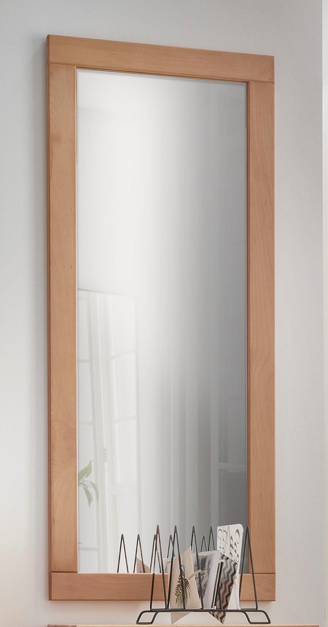 Home affaire Wandspiegel Dura, aus FSC-zertifiziertem Massivholz, Breite 50 cm Buche