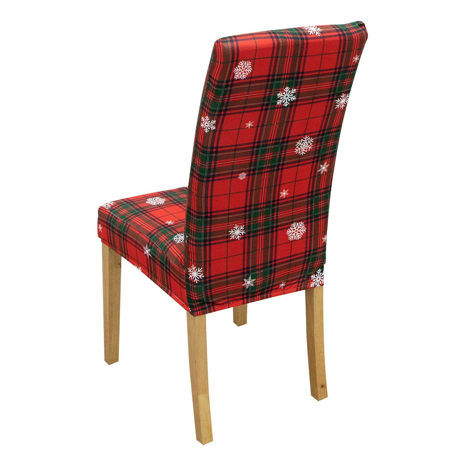 BTTO Stuhlhusse Stuhlhusse Stretch,Weihnachten Hussen für Stühle, Weihnachten Stuhl Abdeckung