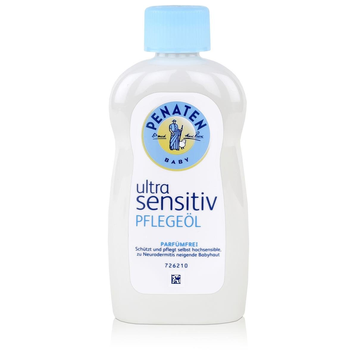 Babypflege-Set Penaten Baby ultra sensitiv Pflegeöl 200ml - Parfümfrei (1er Pack)