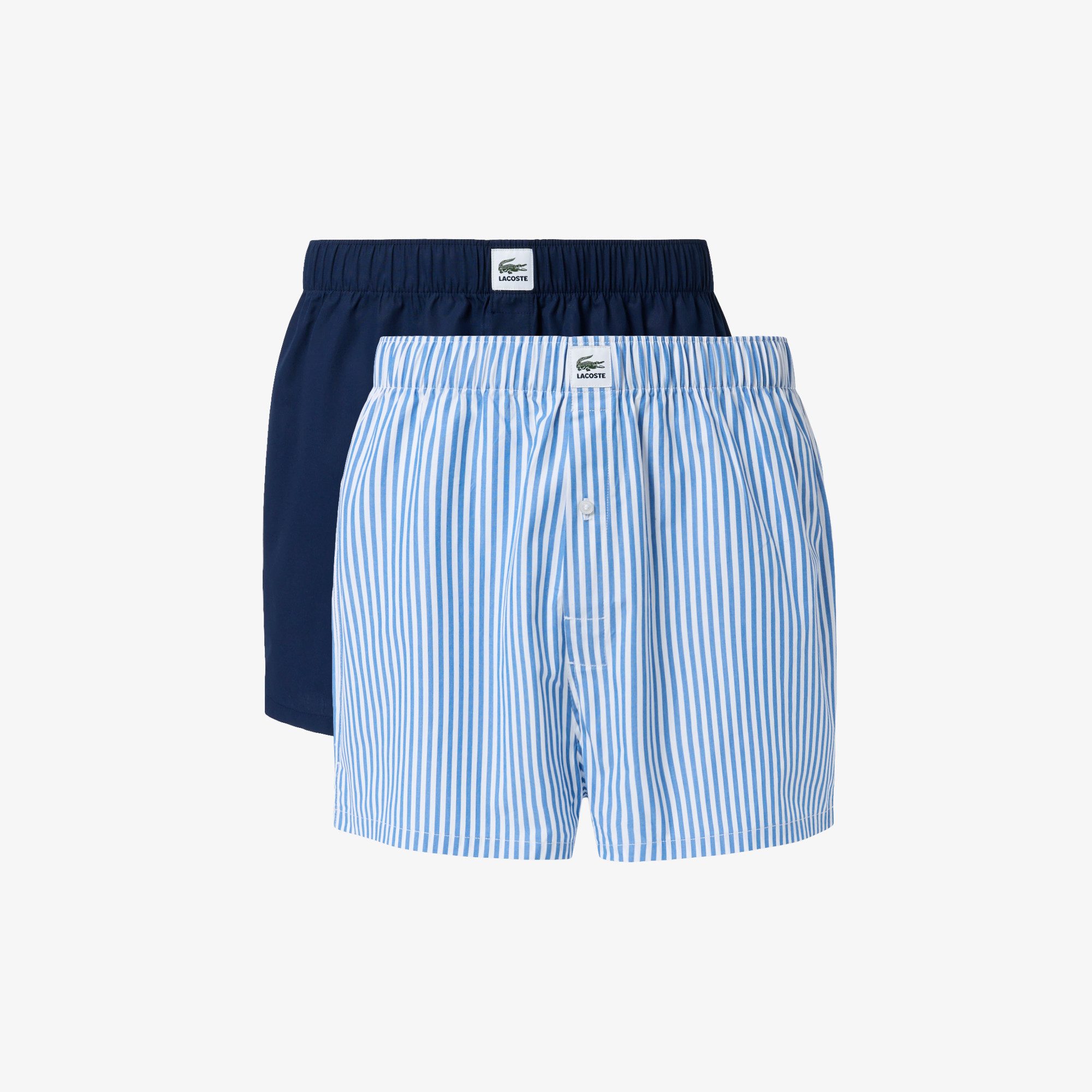 Lacoste Boxershorts (Packung, 2-St., 2er-Pack) aus Baumwollpopeline, Regular Fit