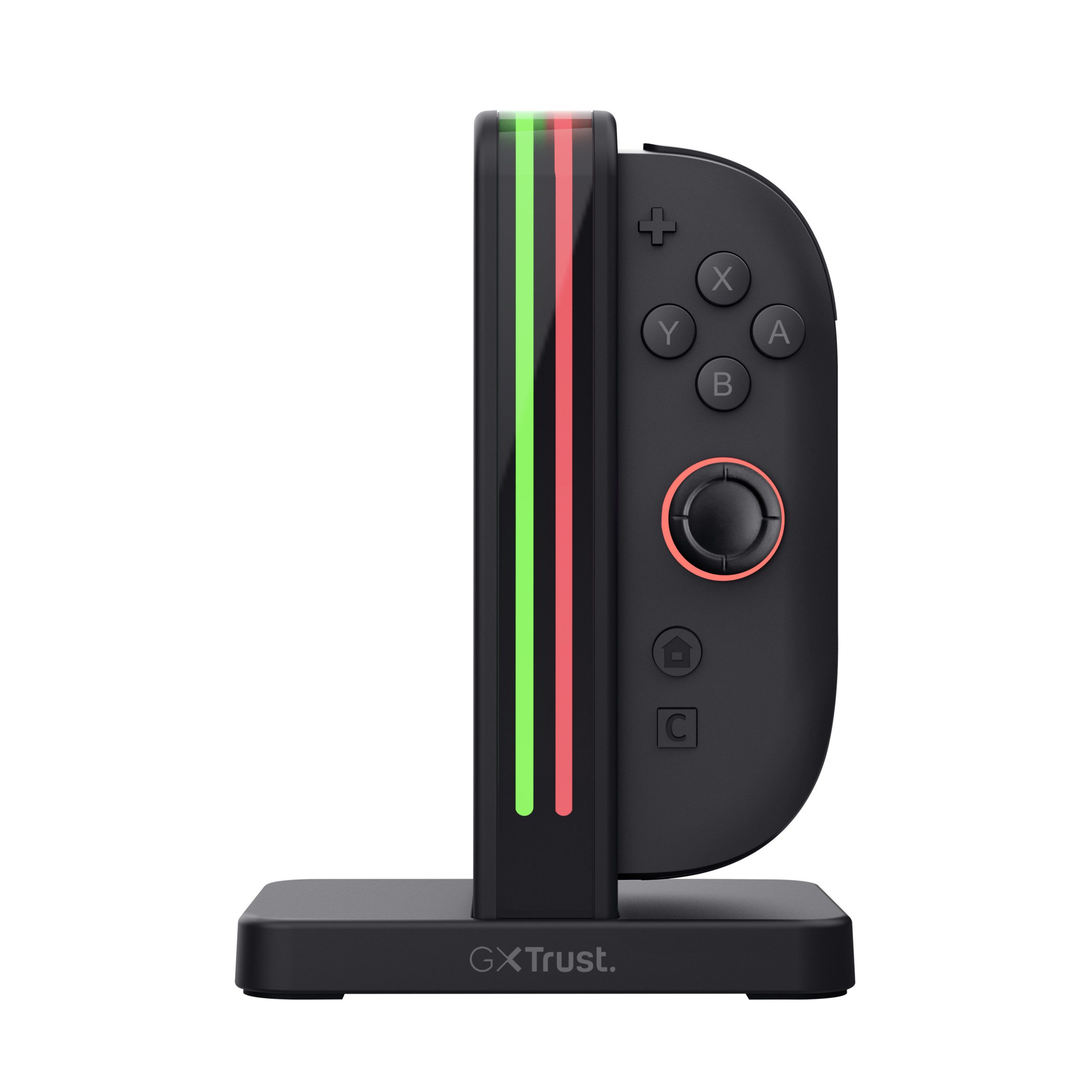 Trust GXT 1256 Ladestation für Nintendo Switch 2 Joy Con 4 Controller Controller-Ladestation