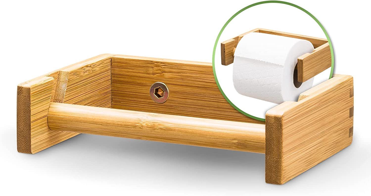 HEIMWERT Toilettenpapierhalter Klopapierhalter Toilettenpapier Halterung Ba günstig online kaufen