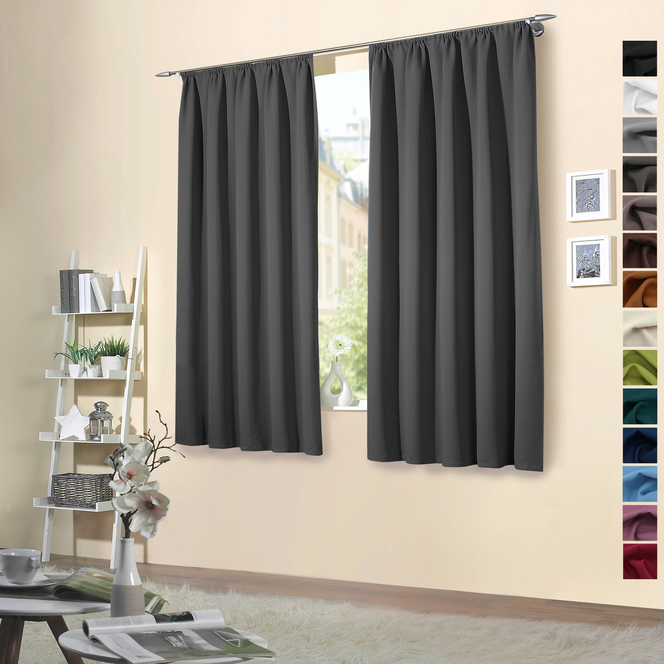 heimtexland Verdunkelungsvorhang Verdunklungsgardinen Thermo Vorhänge blick günstig online kaufen
