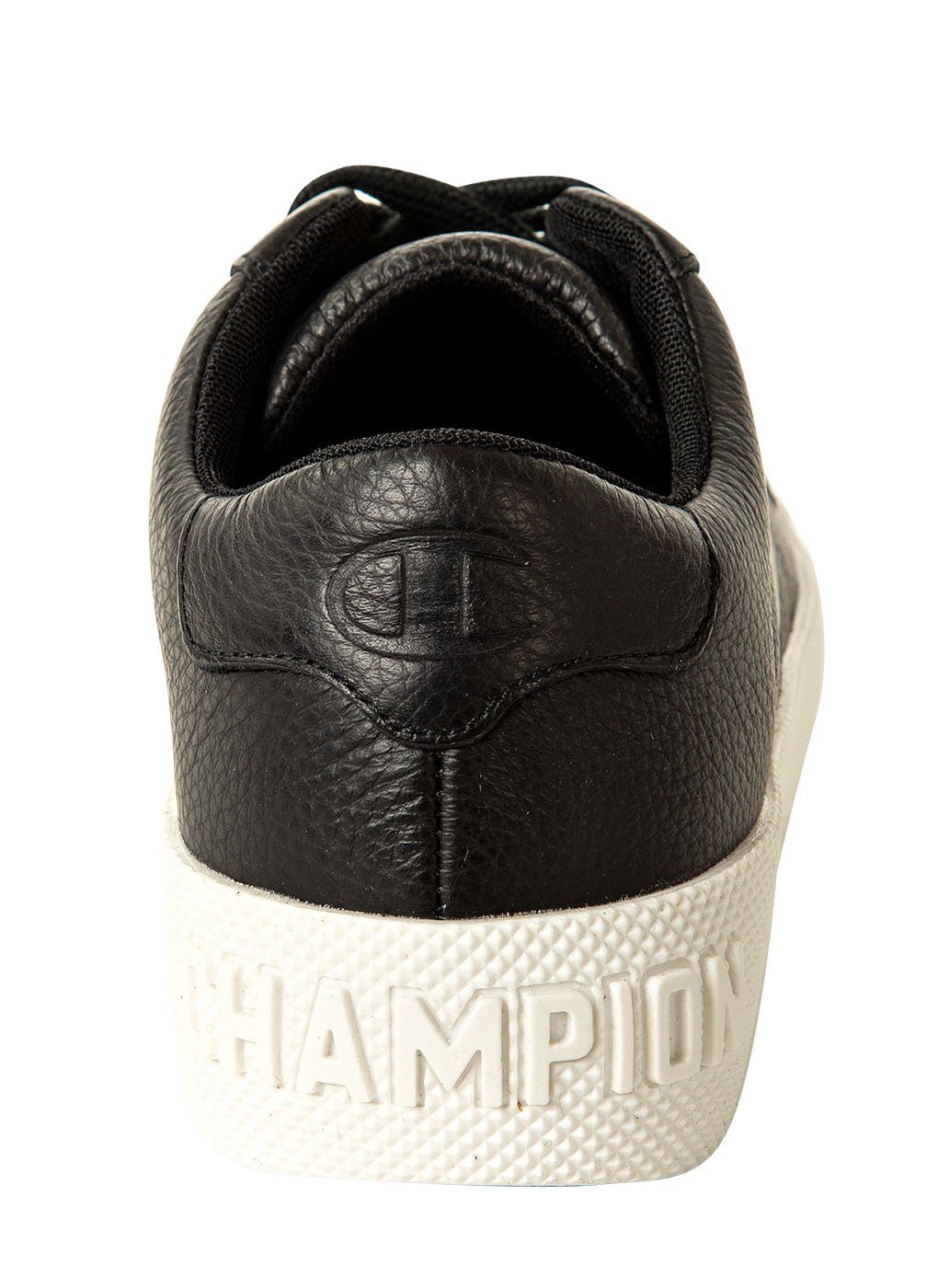 Logo Damen Lederschuh, Champion Sneaker - Sneaker Schwarz Leather, Era