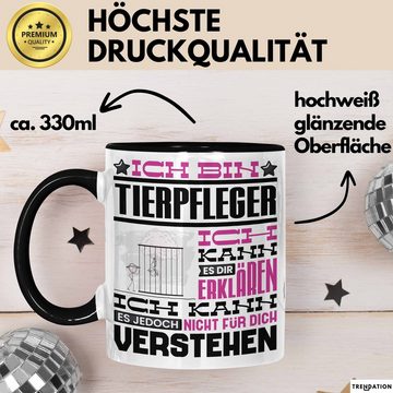 Trendation Tasse Tierpfleger Geschenk Kaffee-Tasse Geschenkidee für Tierpfleger Ich Bin