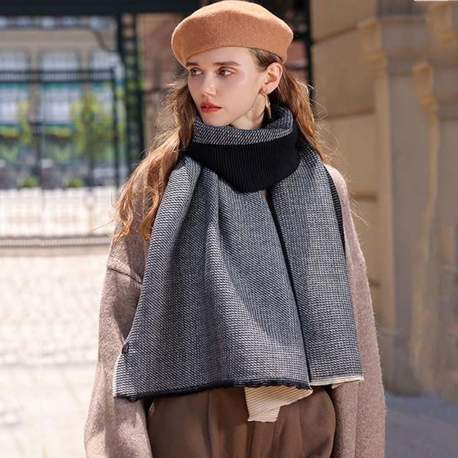 Coonoor Modeschal Damen-Kaschmir-Winterschal, langer Schal, warm günstig online kaufen