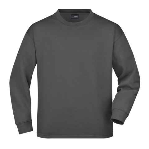 James & Nicholson Sweatshirt Klassisches Sweatshirt mit Rundhalsausschnitt JN199
