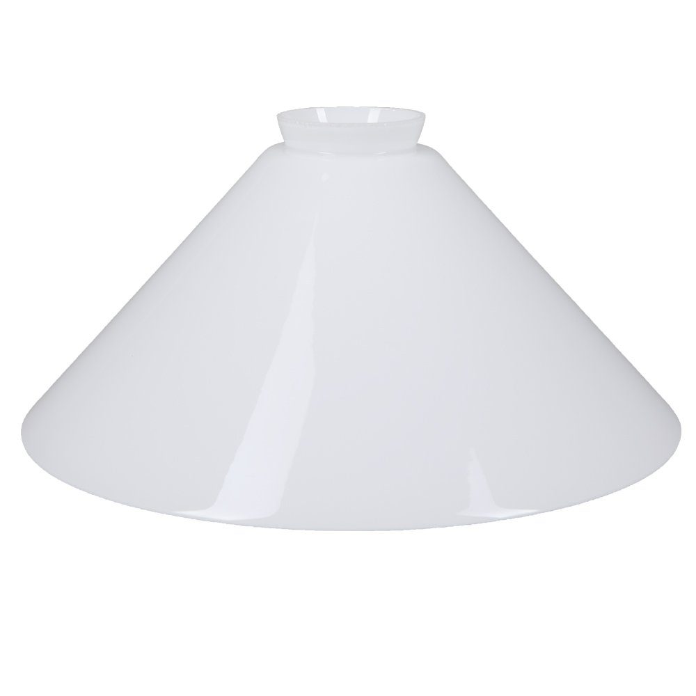 Home4Living Lampenschirm Schusterschirm Opal Weiß Ø 257mm Lampenglas E27 Er günstig online kaufen