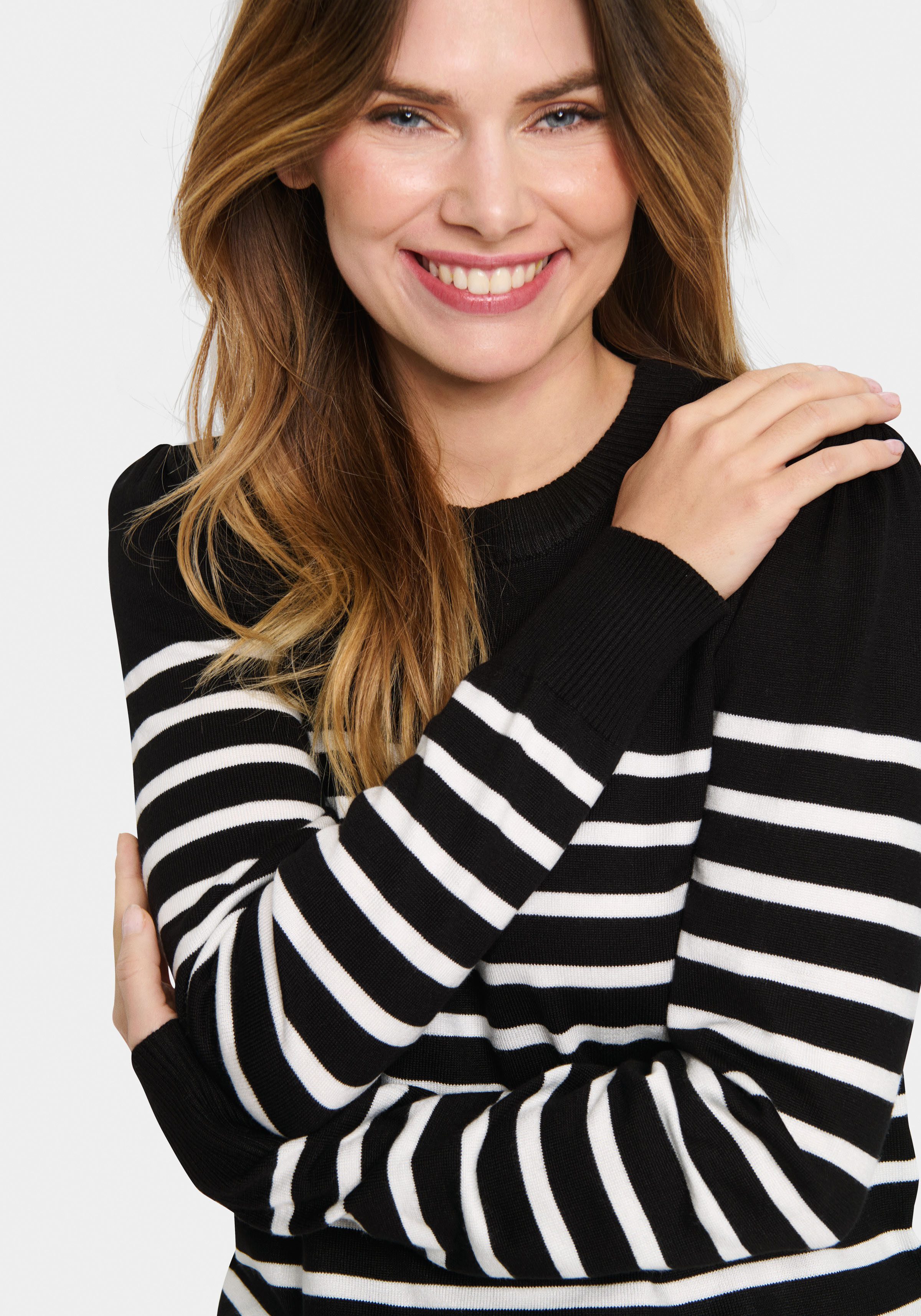 Saint Tropez Strickpullover MilaSZ LS Striped günstig online kaufen