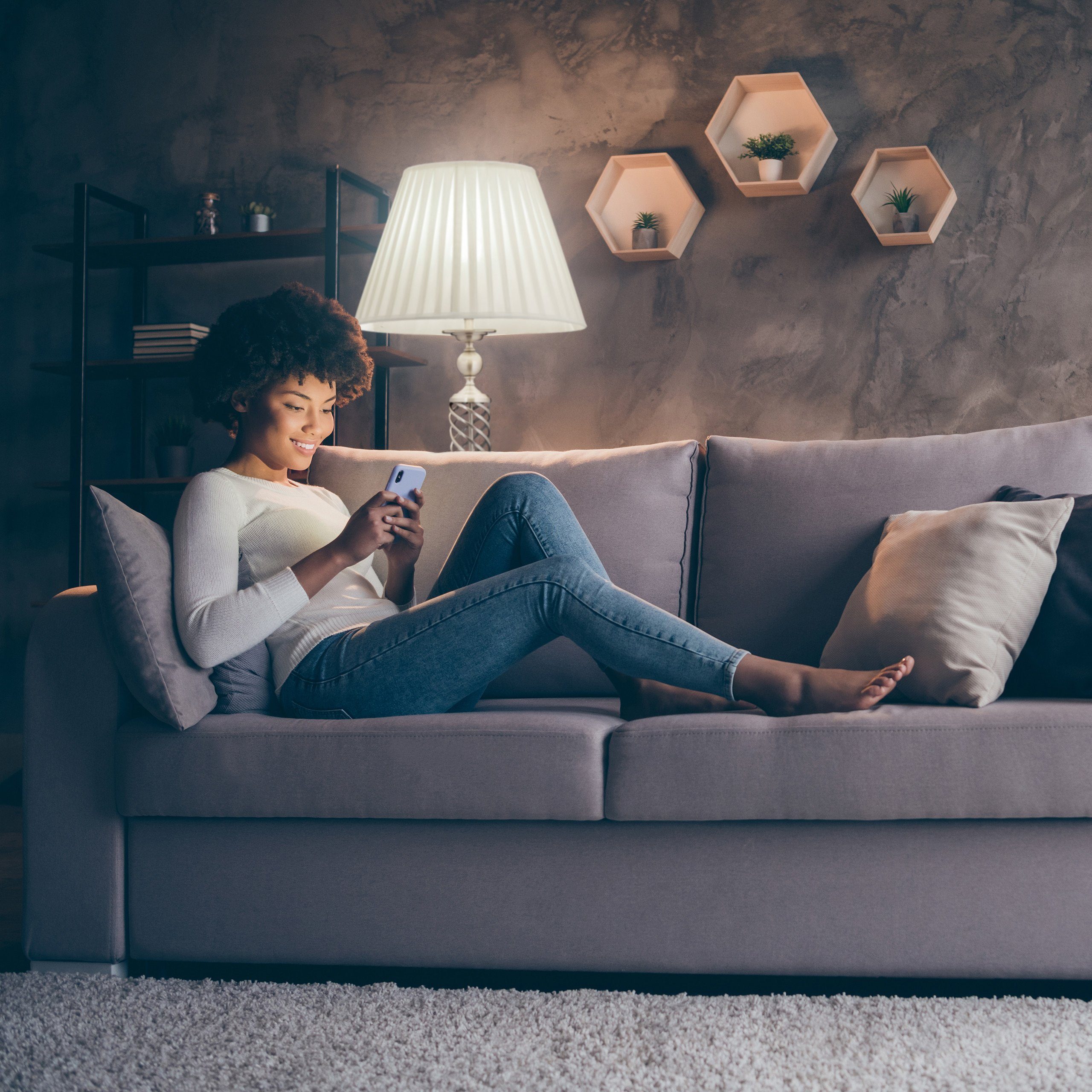 relaxdays Stehlampe antik