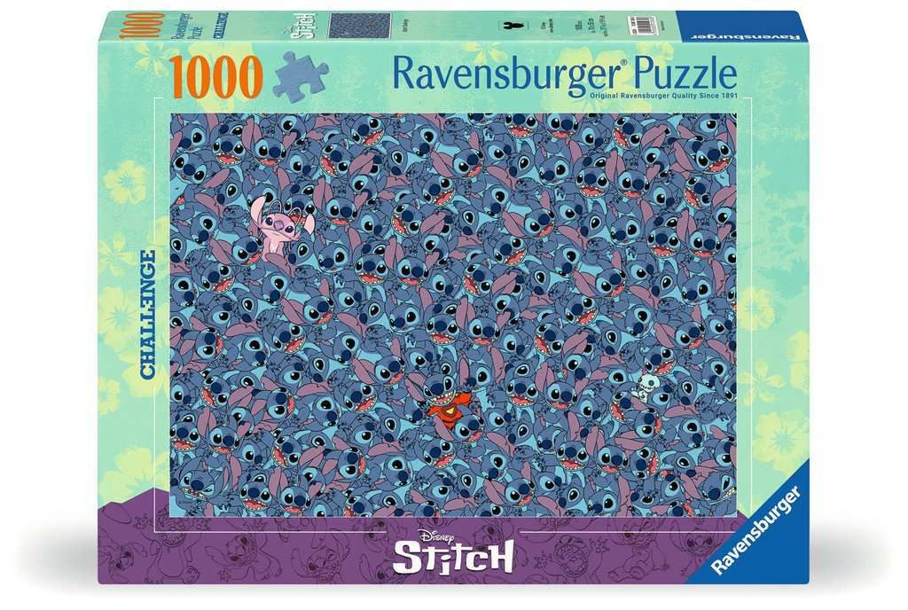 Ravensburger Puzzle Ravensburger Disney Stitch Challenge – 1000 Teile Puzzle, 1000 Puzzleteile, Made in Europa