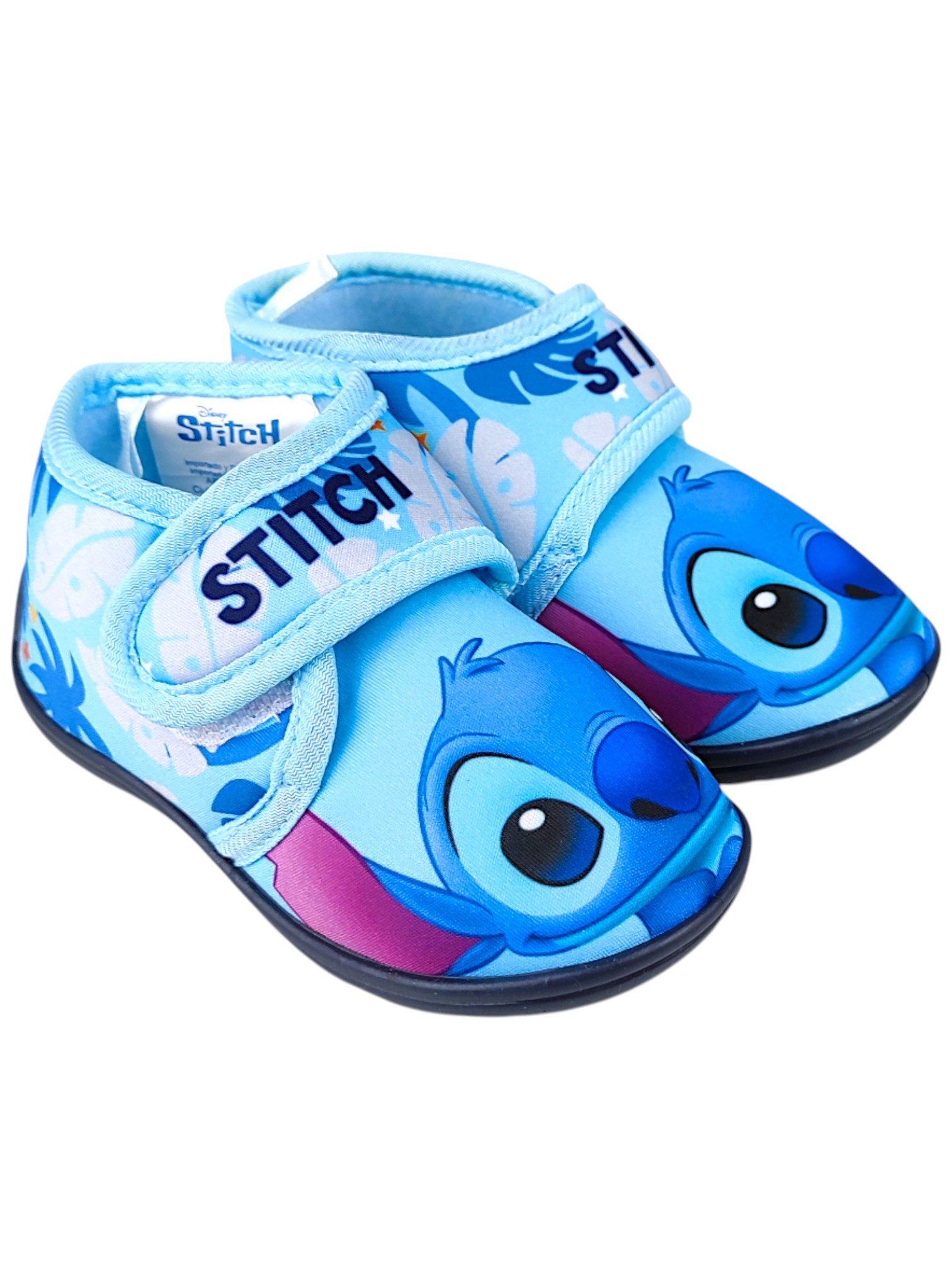 Lilo & Stitch Stitch Hausschuh Jungen Pantoffeln mit Klettverschluss Gr. 22-27 – Bild 3 von 5