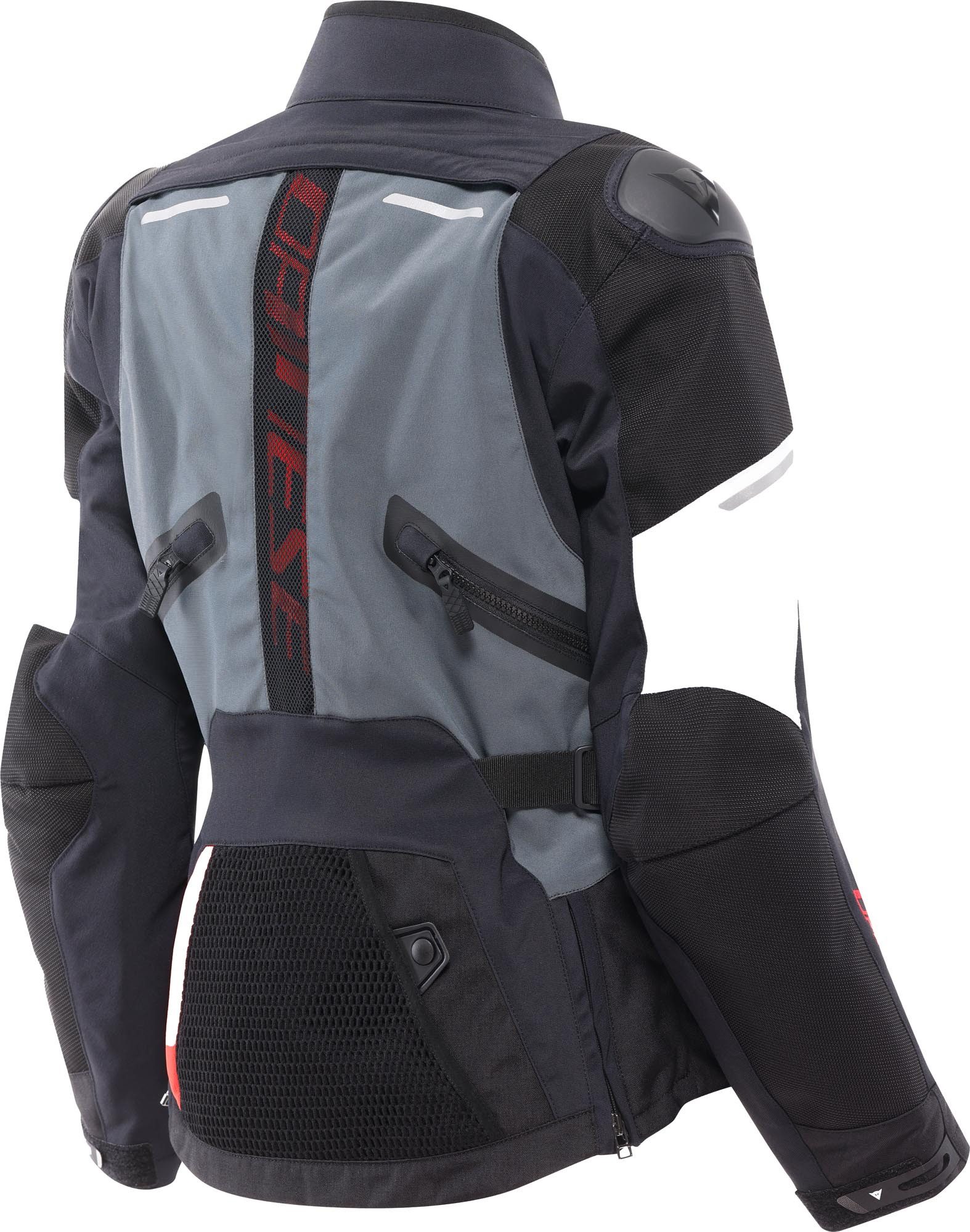 Dainese Motorradjacke Carve Master 4 Gore-Tex wasserdichte Damen Motorrad Textiljacke Ellenbogenprotektoren enthalten,herausnehmbares Innenfutter,Schul