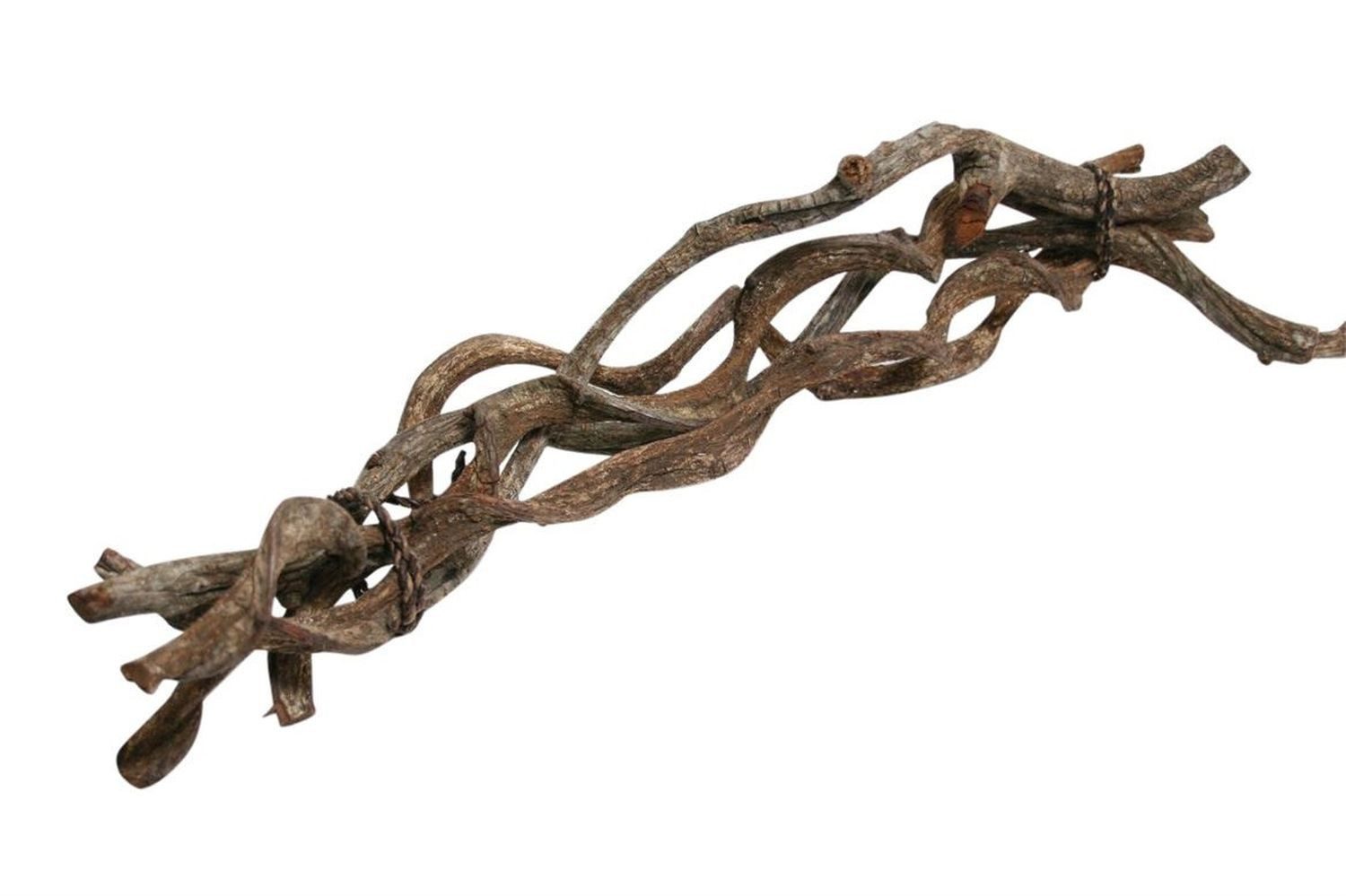 Trockenblume Deko Zweig Weinrebenzweige getrocknet VINO, braun, 3 Stück, 100cm, artplants, Höhe 100 cm