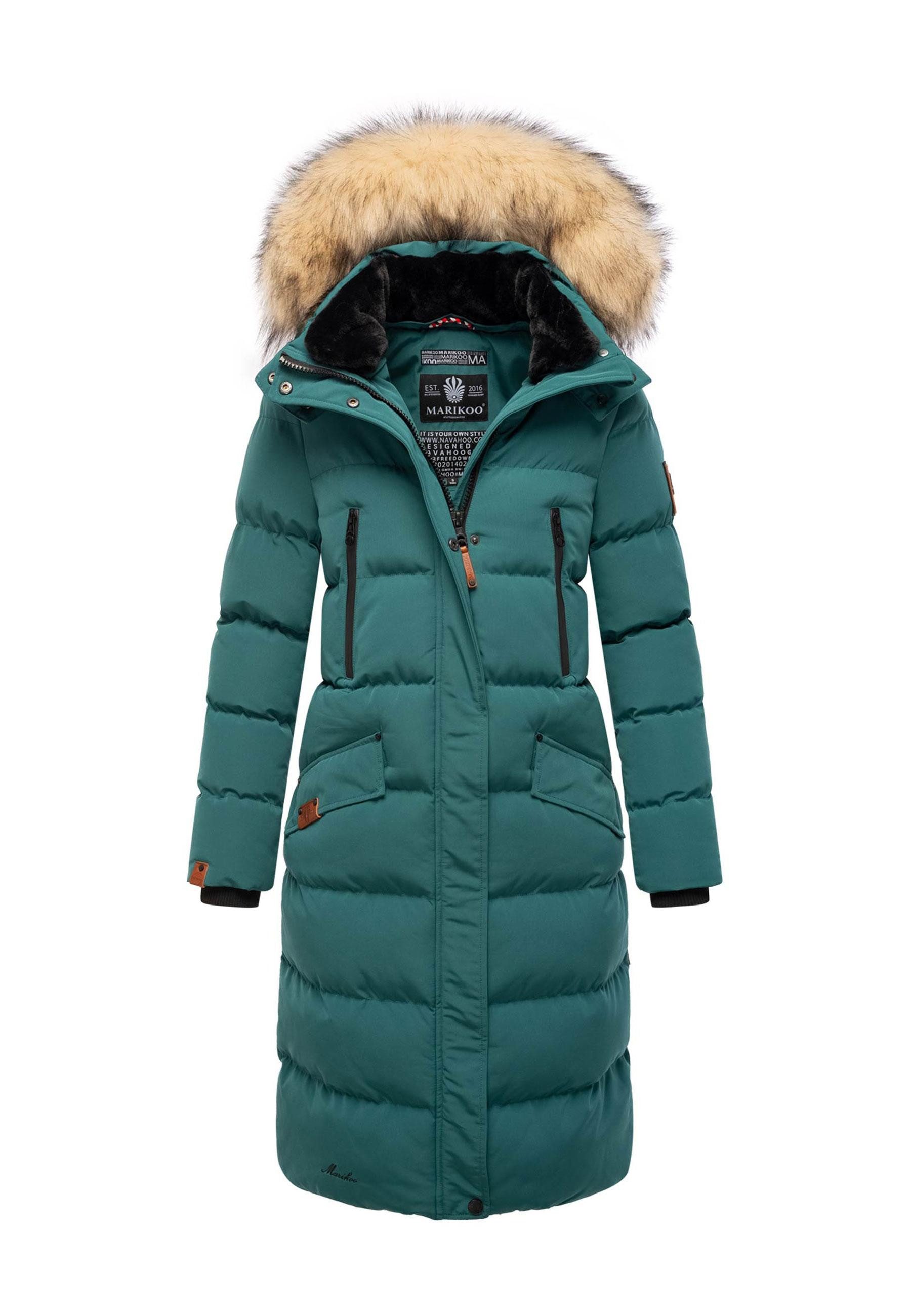 Marikoo Schneejacke langer Parka mit abnehmbarer günstig online kaufen