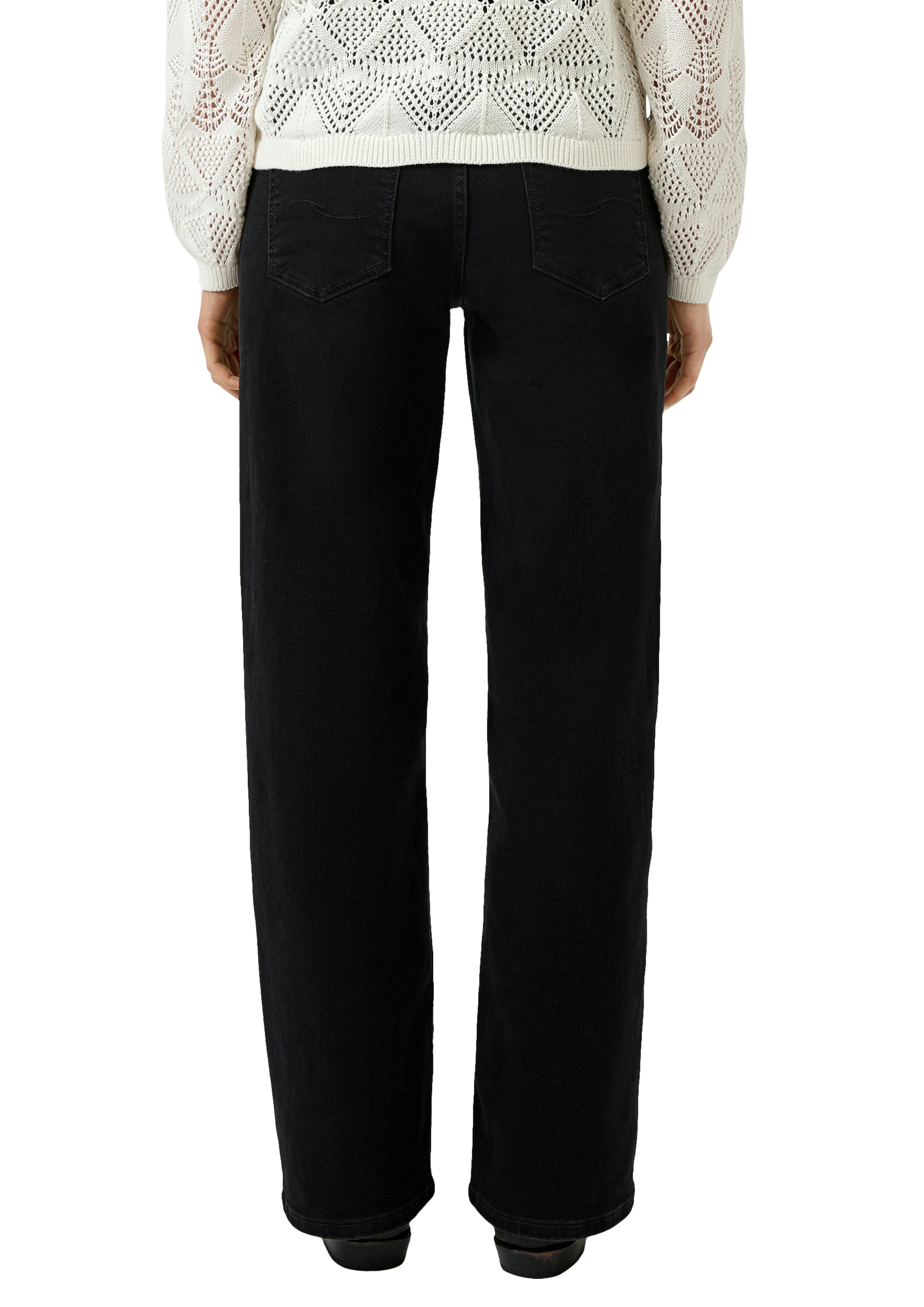 QS Stretch-Jeans CATIE Wide Leg in günstig online kaufen