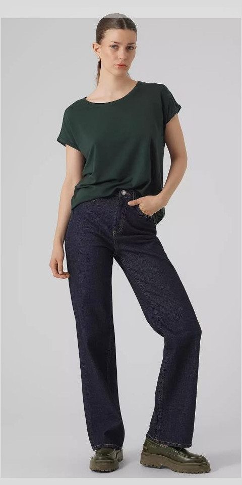 Vero Moda Kurzarmshirt VMAVA PLAIN SS günstig online kaufen