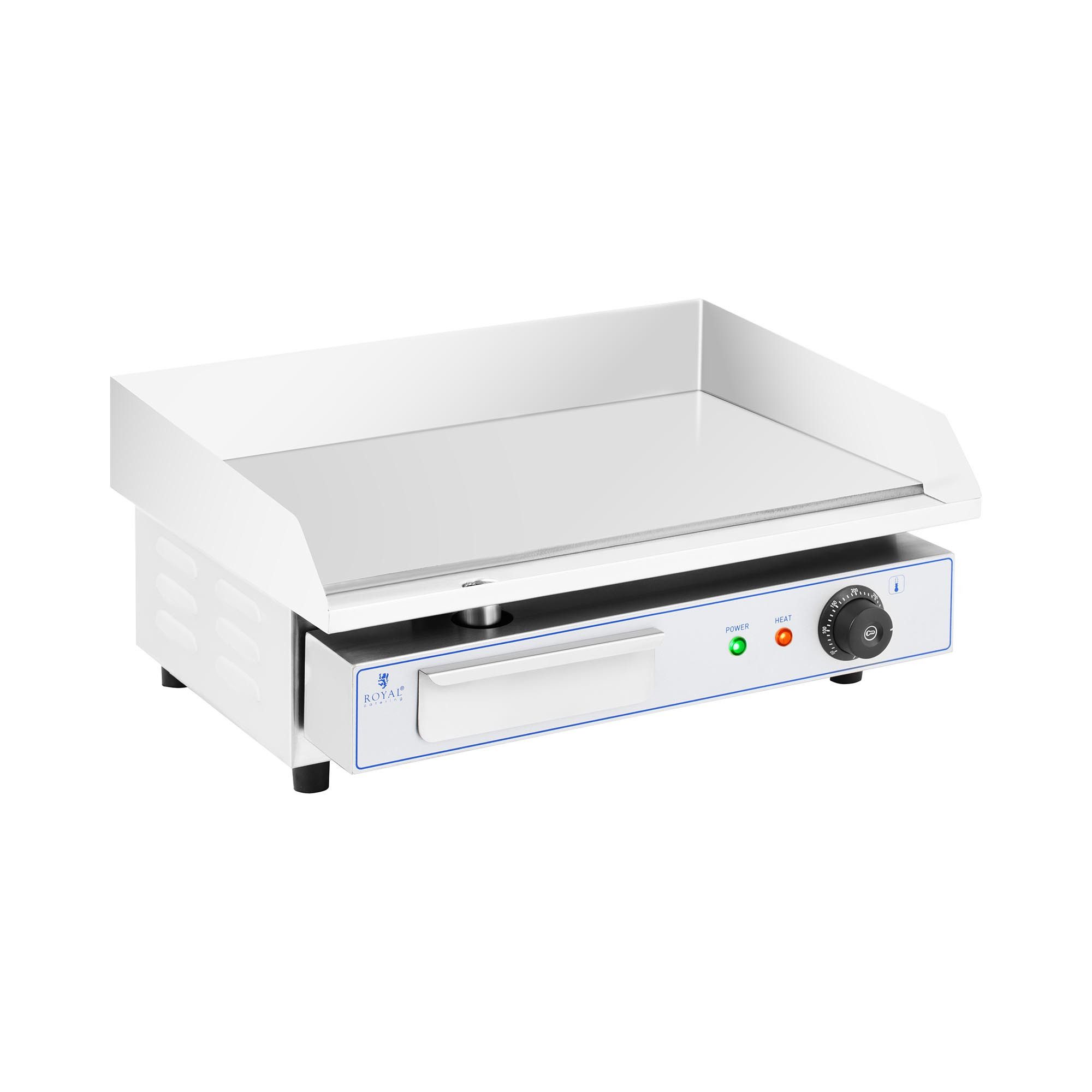 Royal Catering Elektrogrill Elektro Grillplatte 55 x 35 cm Griddleplatte glatt 3000 W 50 - 300 °C, 3000 W