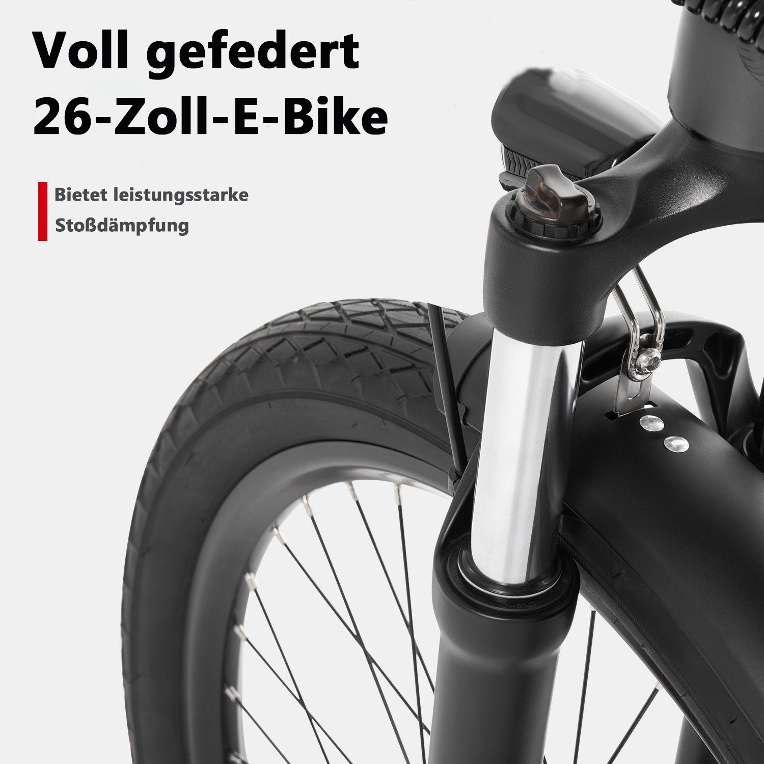 Gang 10Ah Lithium-Akku, 26'' ombar E-Cityrad für 36V Schalt 7 Reichweite bis 250W Damen Motor, 7 Gang, E-Bike mit Lange (1 tlg), 60KM, Elektrofahrrad Herren