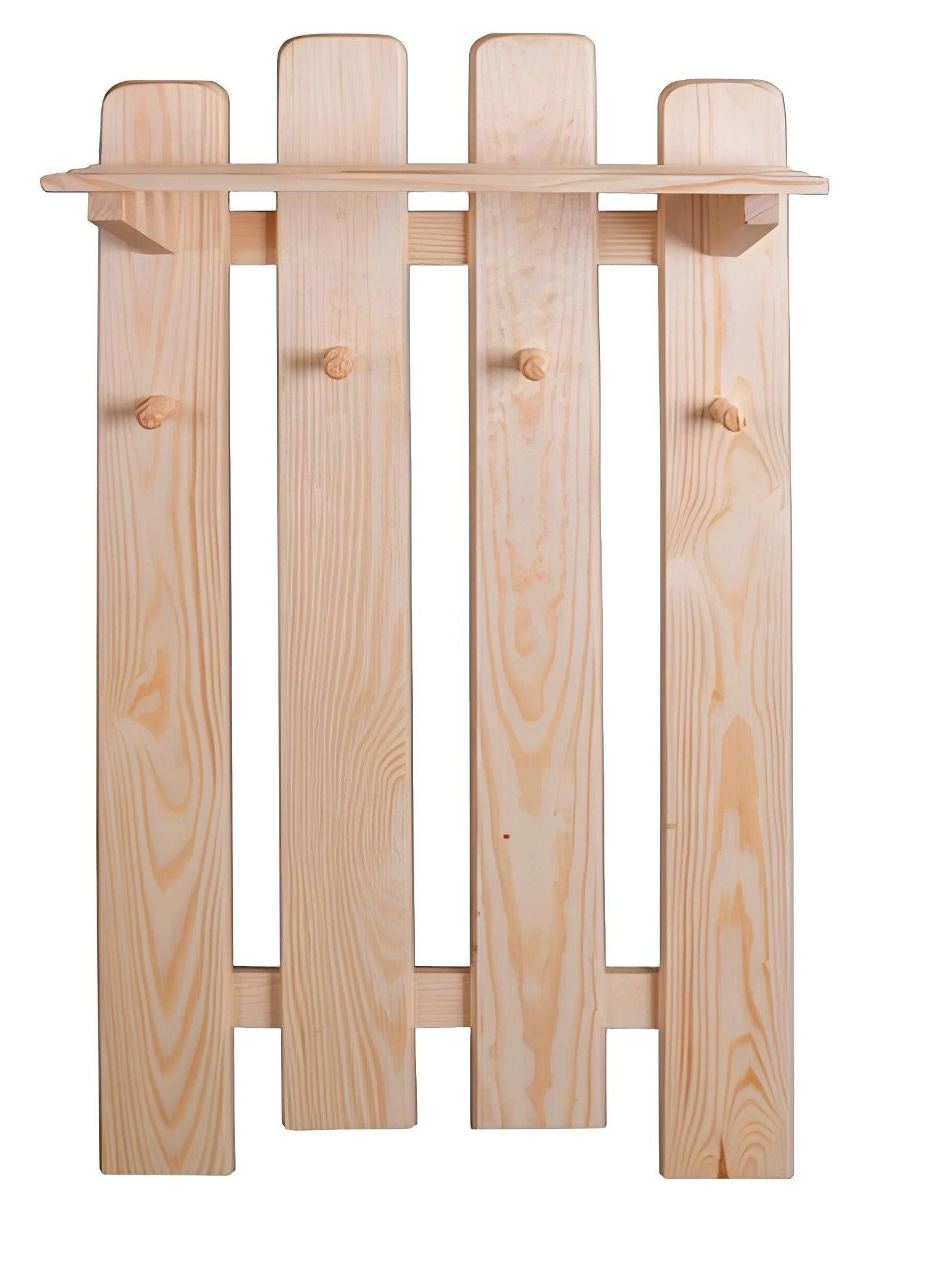 Xlmoebel Вішалки Neu Massivholz Garderobenpaneel aus massiver Kiefer zum Aufhängen, (Wandgarderobe), Hergestellt in Europa