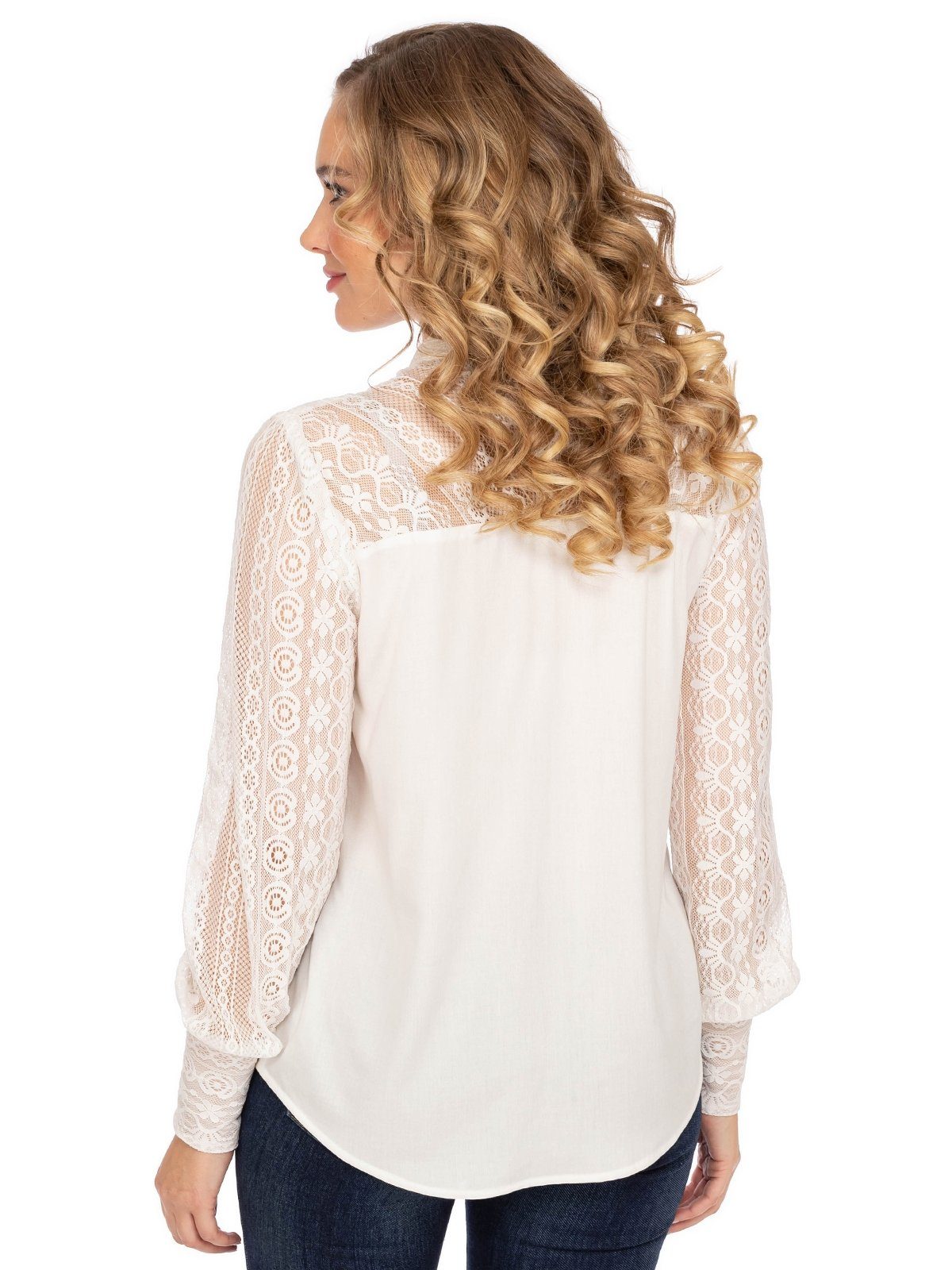 MarJo Trachtenbluse Bluse GALINDA-MAJARA offwhite