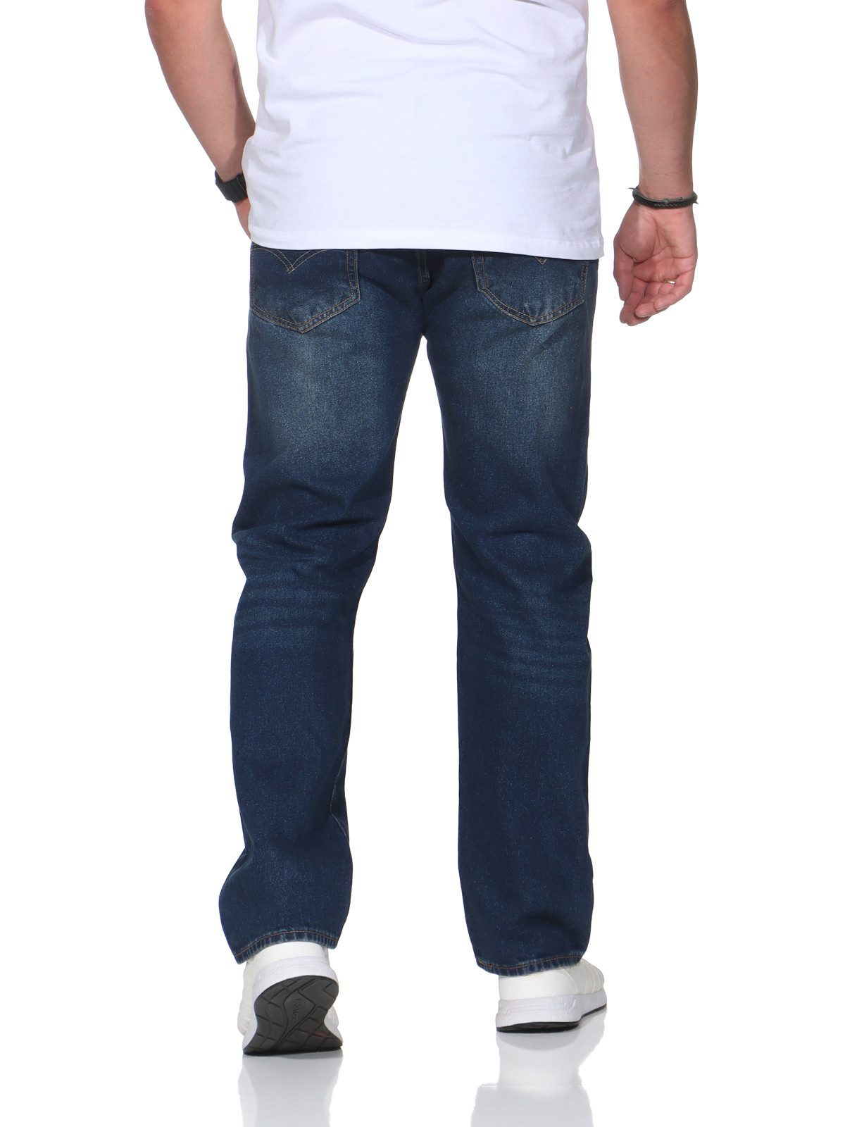 Levi's® Straight-Jeans Herren Jeans 501® LEVI'S ORIGINAL gerader Passform, robuster Denim 5-Pocket-Style – Bild 4 von 5