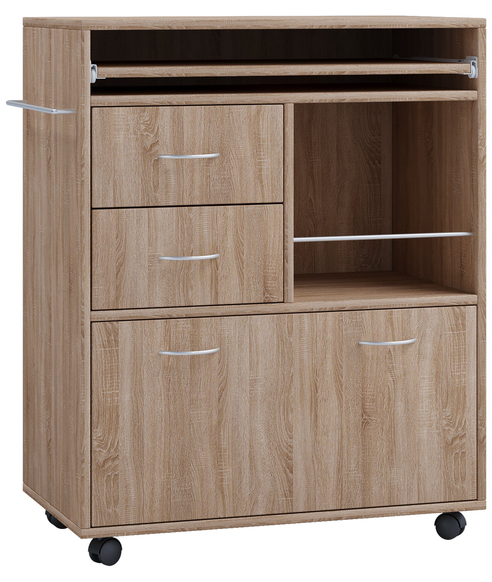 VCM Küchenwagen Küchenwagen Servierwagen Rollwagen Rollen Kicha günstig online kaufen