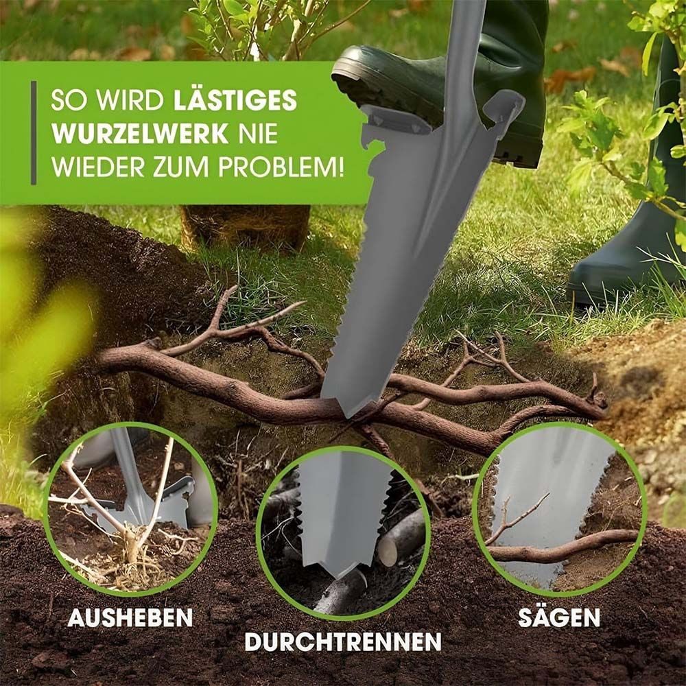 EASYmaxx Schaufel EASYmaxx Wurzelspaten und Wurzelsäge 114 cm günstig online kaufen