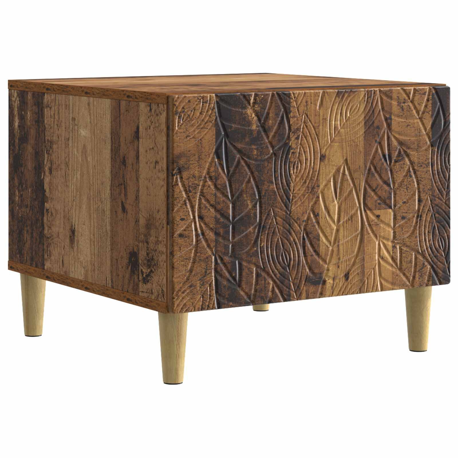 vidaXL Couchtisch Couchtisch Altholz 50 x 49 x 40 cm Holzwerkstoff (1-St)
