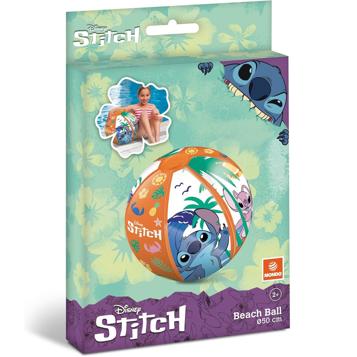 Happy People Badespielzeug Disney Stitch - Strandball (50cm)