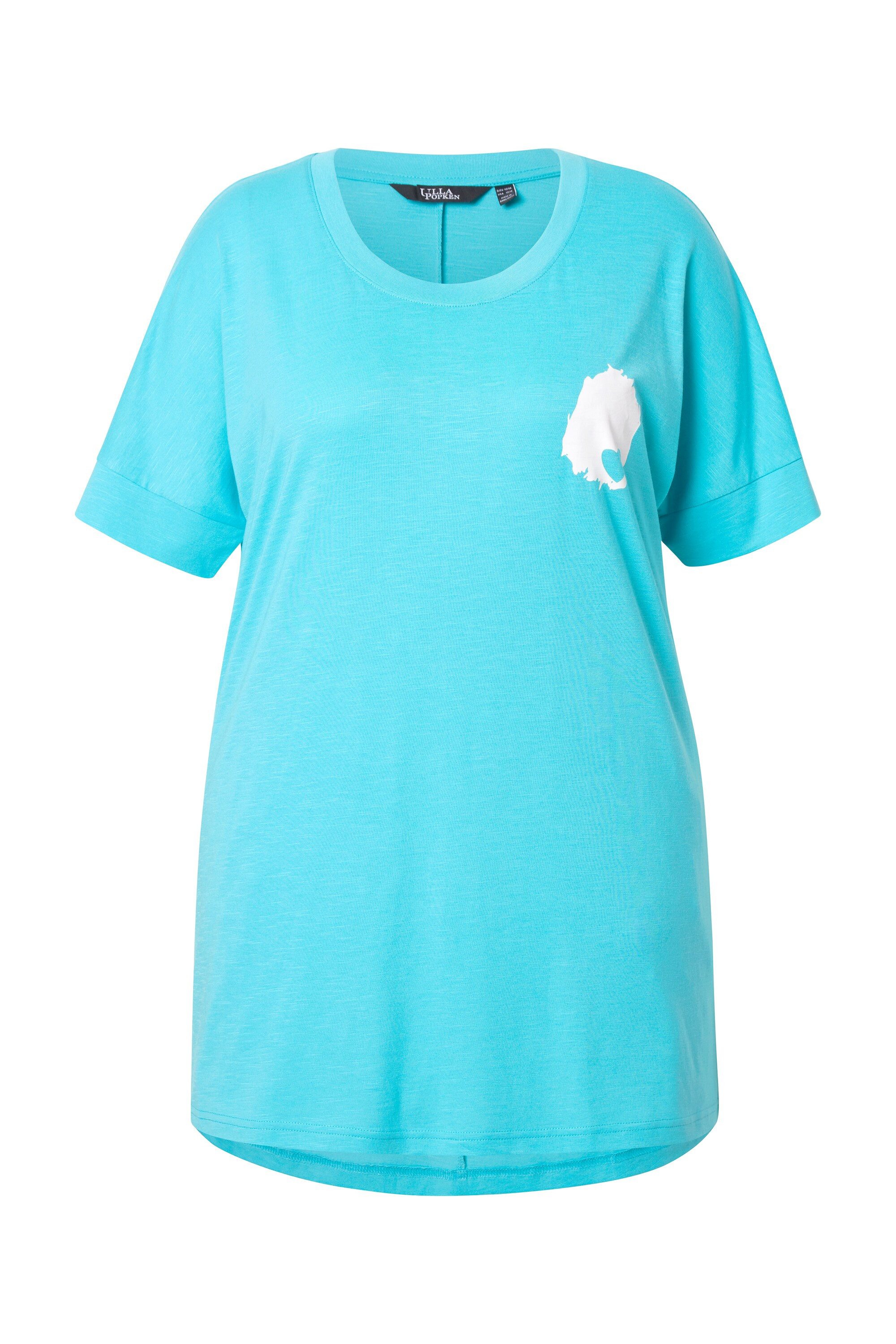 Ulla Popken T-Shirt T-Shirt Rückendruck Oversized günstig online kaufen