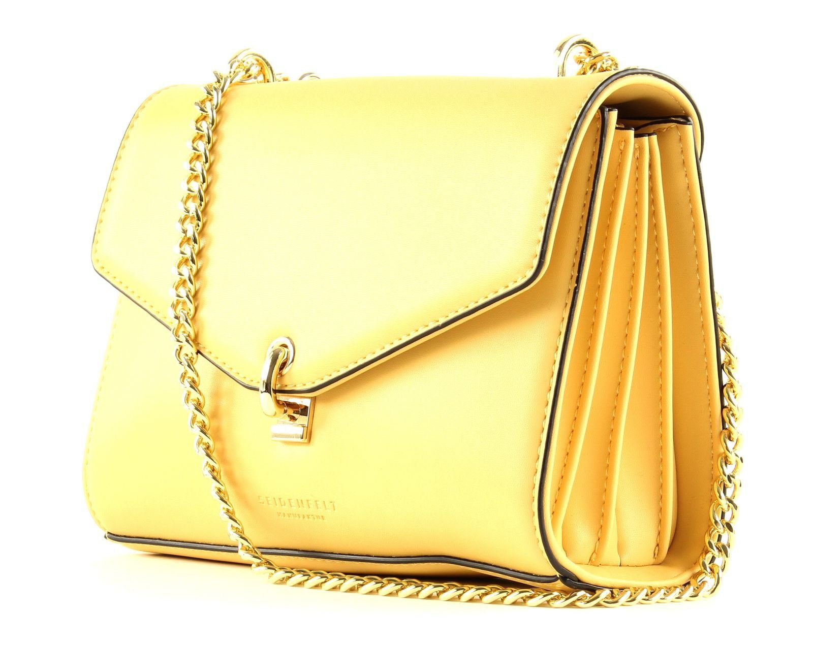 Sorbet Manufaktur Yellow Seidenfelt Abendtasche