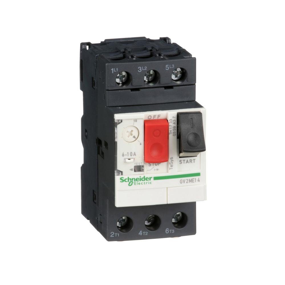 Verteiler Schneider Electric Motorschutzschalter, 3p, 6-10A, Tasterbetätigung