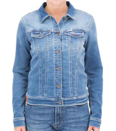 Garcia Jeansjacke »GARCIA Jeans-Jacke stilvolle Damen Denim Kurz-Jacke mit geschützter Smarttasche vor Handystrahlen Freizeit-Jacke Blau«