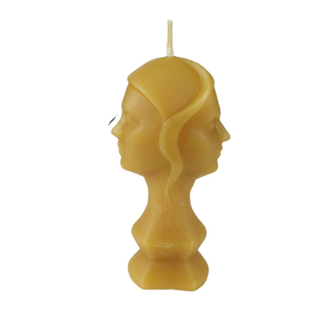 Aspinaworld Bienenwachskerze Gesichts Kerze eine Frau 10 cm natur – Büste (1-tlg)