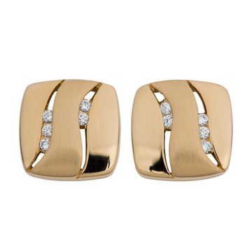 Orolino Paar Ohrstecker 585 Gold 10x Brillant 0,05ct.