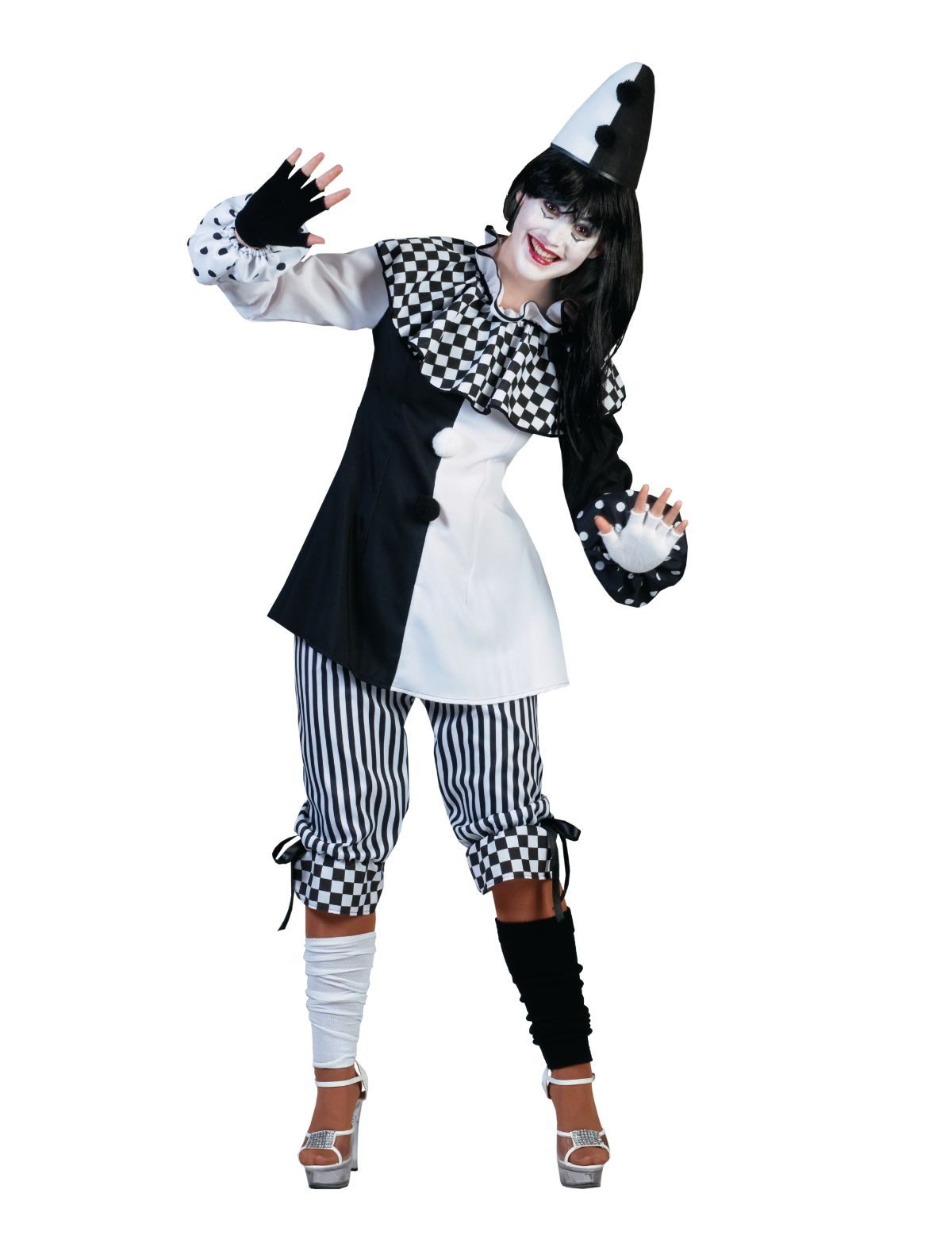 Kostüm Pierrot Pedrolina Clown Kostüm