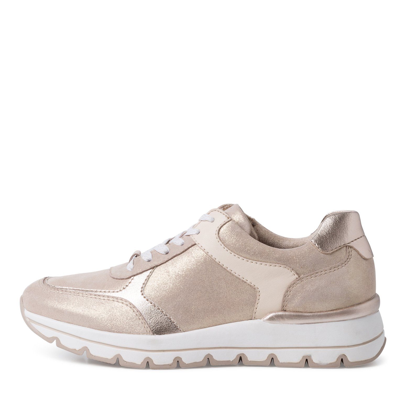 Tamaris Tamaris COMFORT-Lining Damen Sneaker 1-23719-28-116 CHAMPAGNE COMBI Sneaker