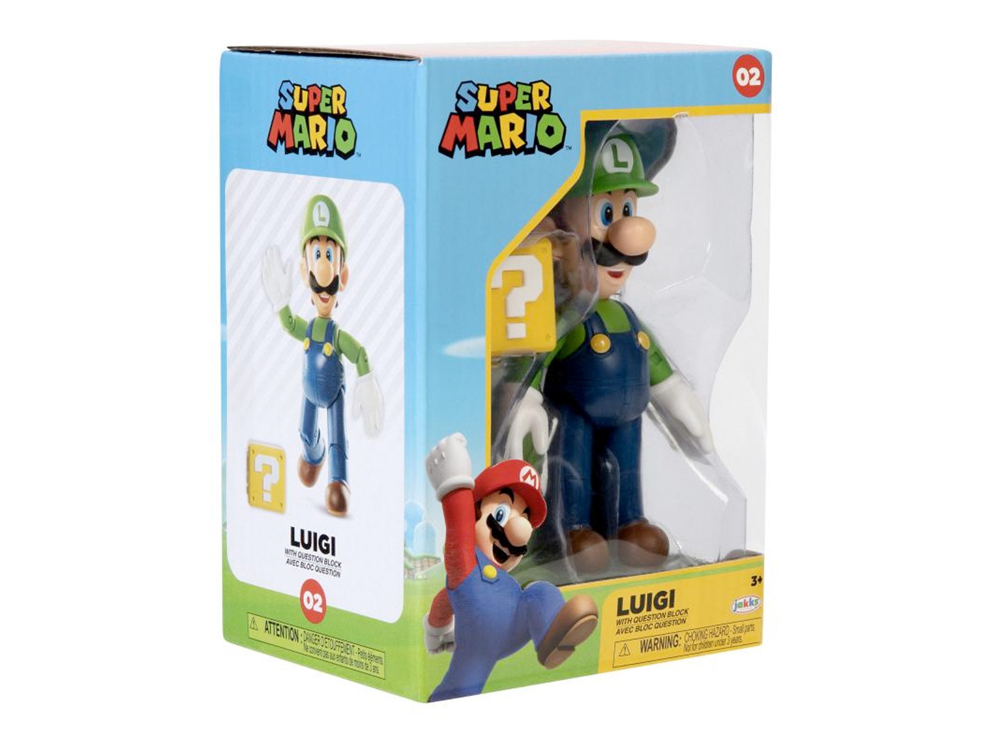 Nintendo Actionfigur Nintendo Super Mario Figur Luigi in Sammlerbox, 10 cm