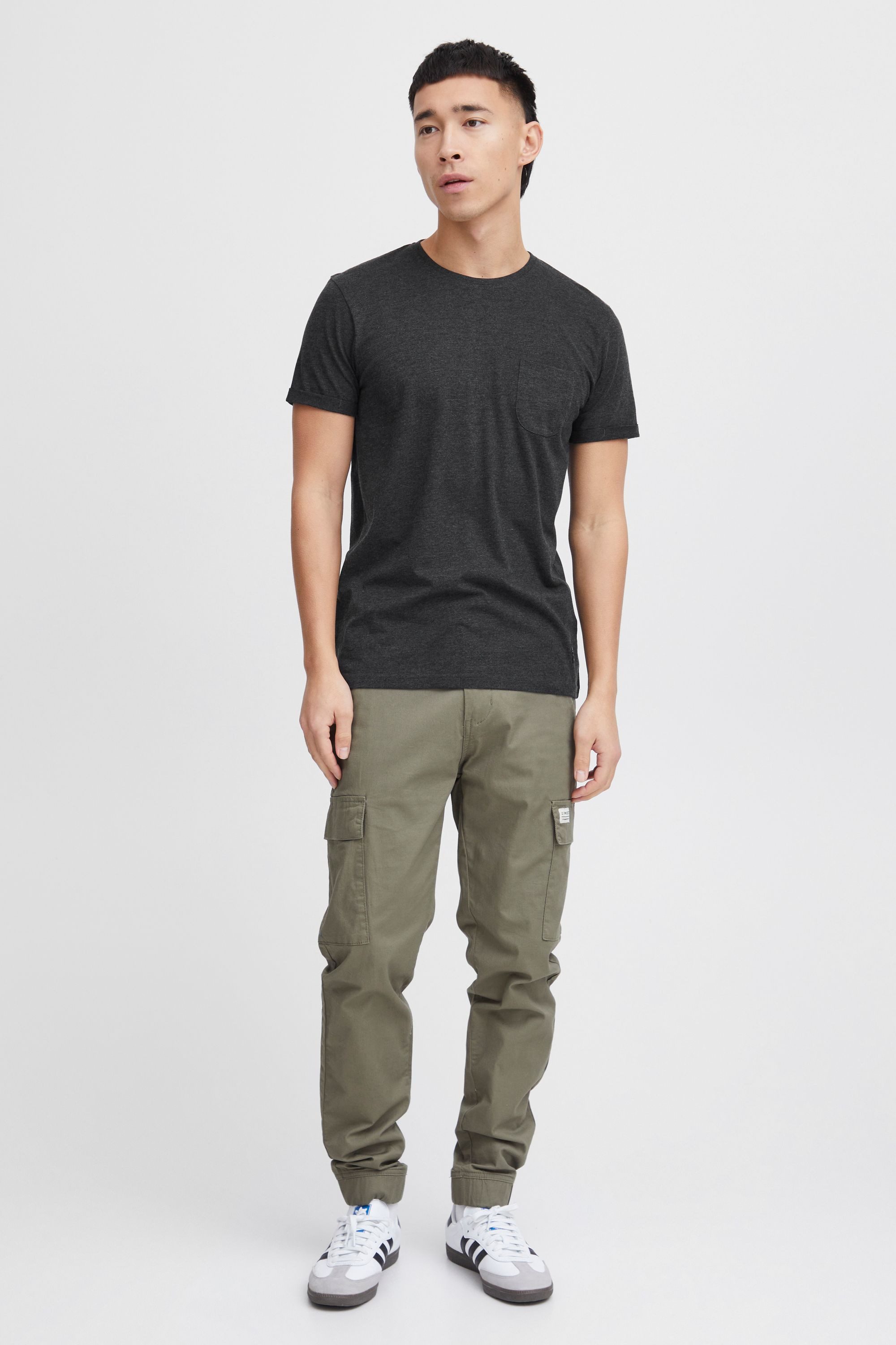!Solid Rundhalsshirt SDBob Kurzarmshirt mit Brusttasche günstig online kaufen